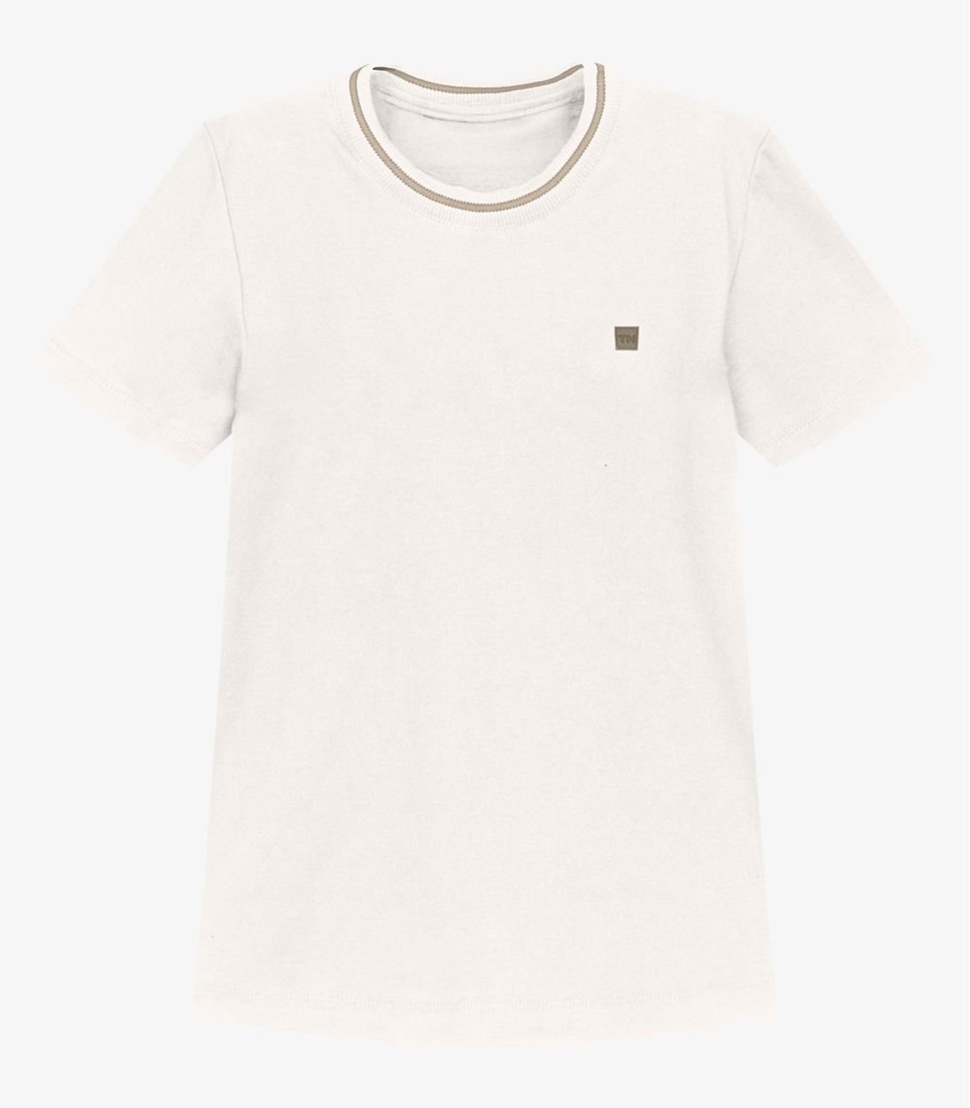 Infantil - Camiseta Menino Suedine Trick Nick Bege