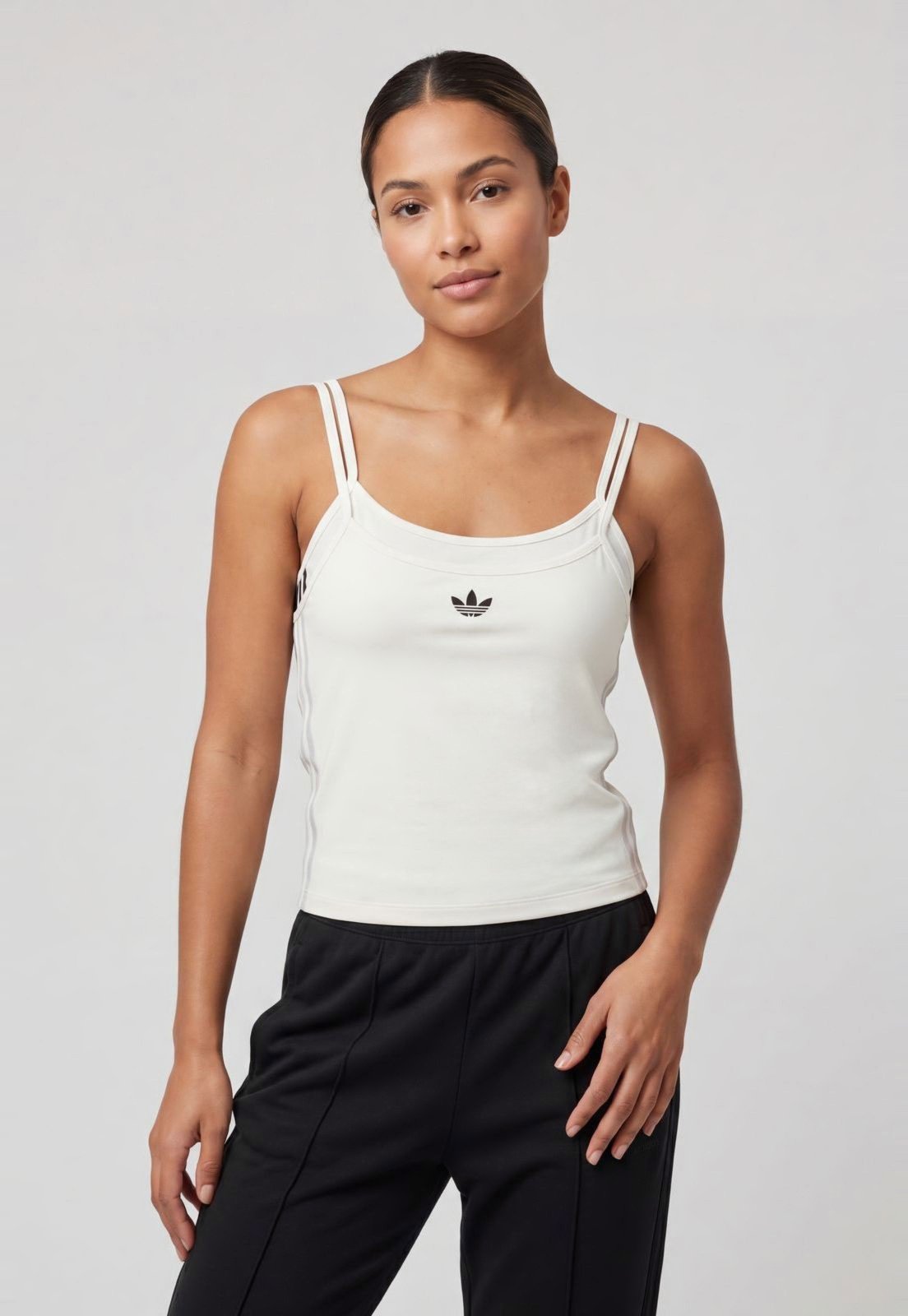 Regata Feminina adidas Originals Alças Finas Branca