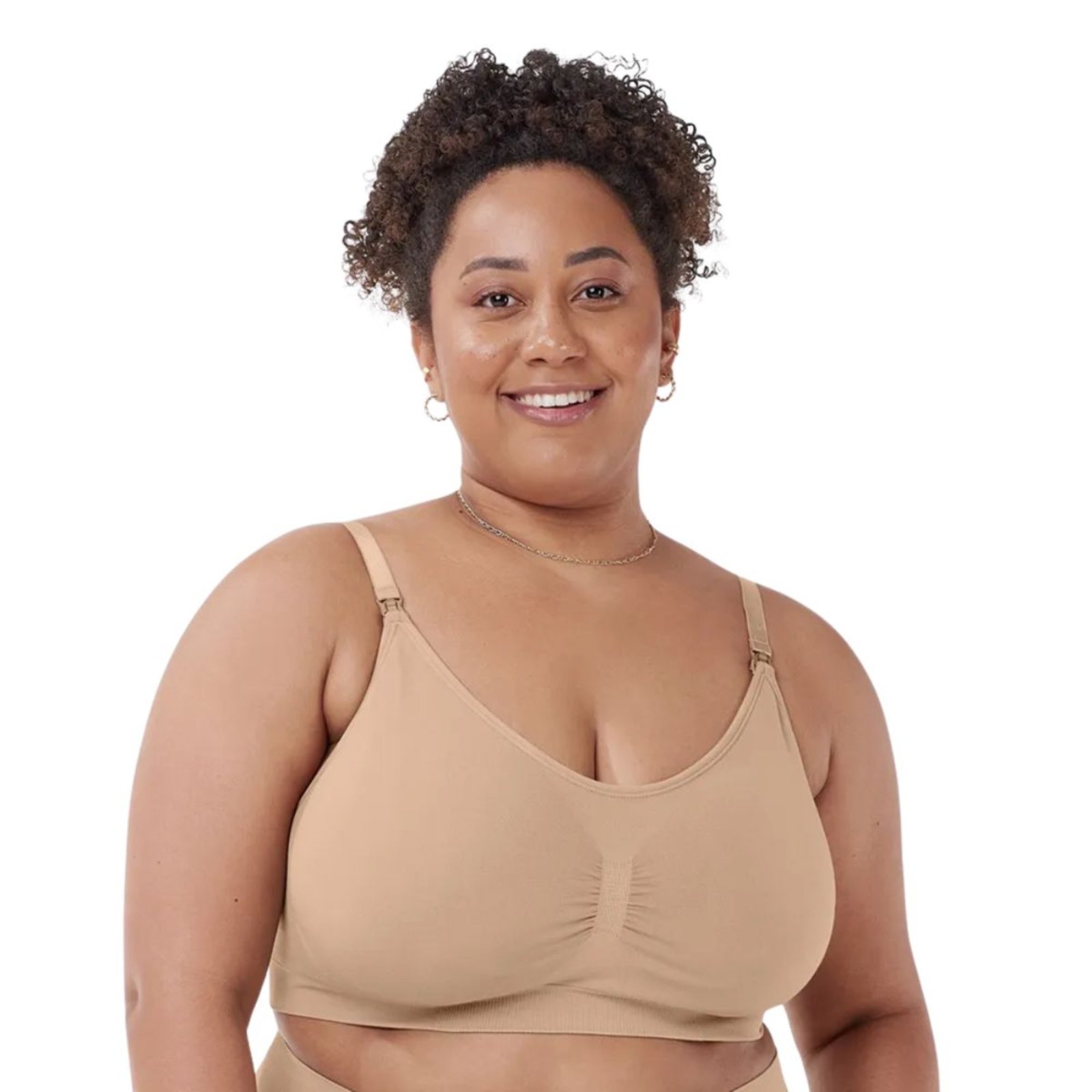 Sutiã Amamentação Sem Bojo Alças Ajustáveis Sem Costura Plus Size Zee Rucci