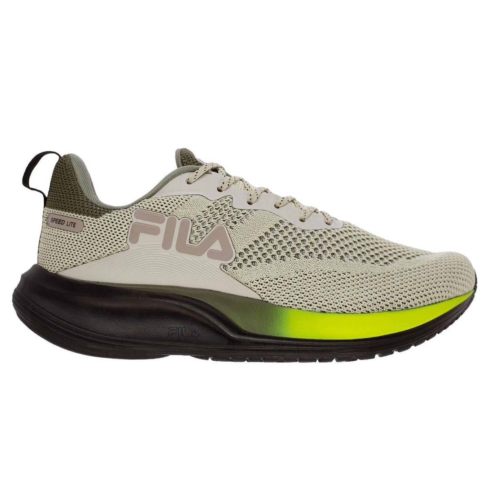 Tênis Esportivo Corrida Masculino Fila Speed Lite 00097 Bege