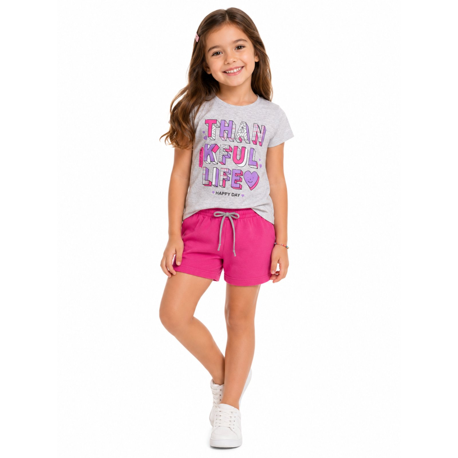 Infantil - Conjunto Menina Happy Day Iaia