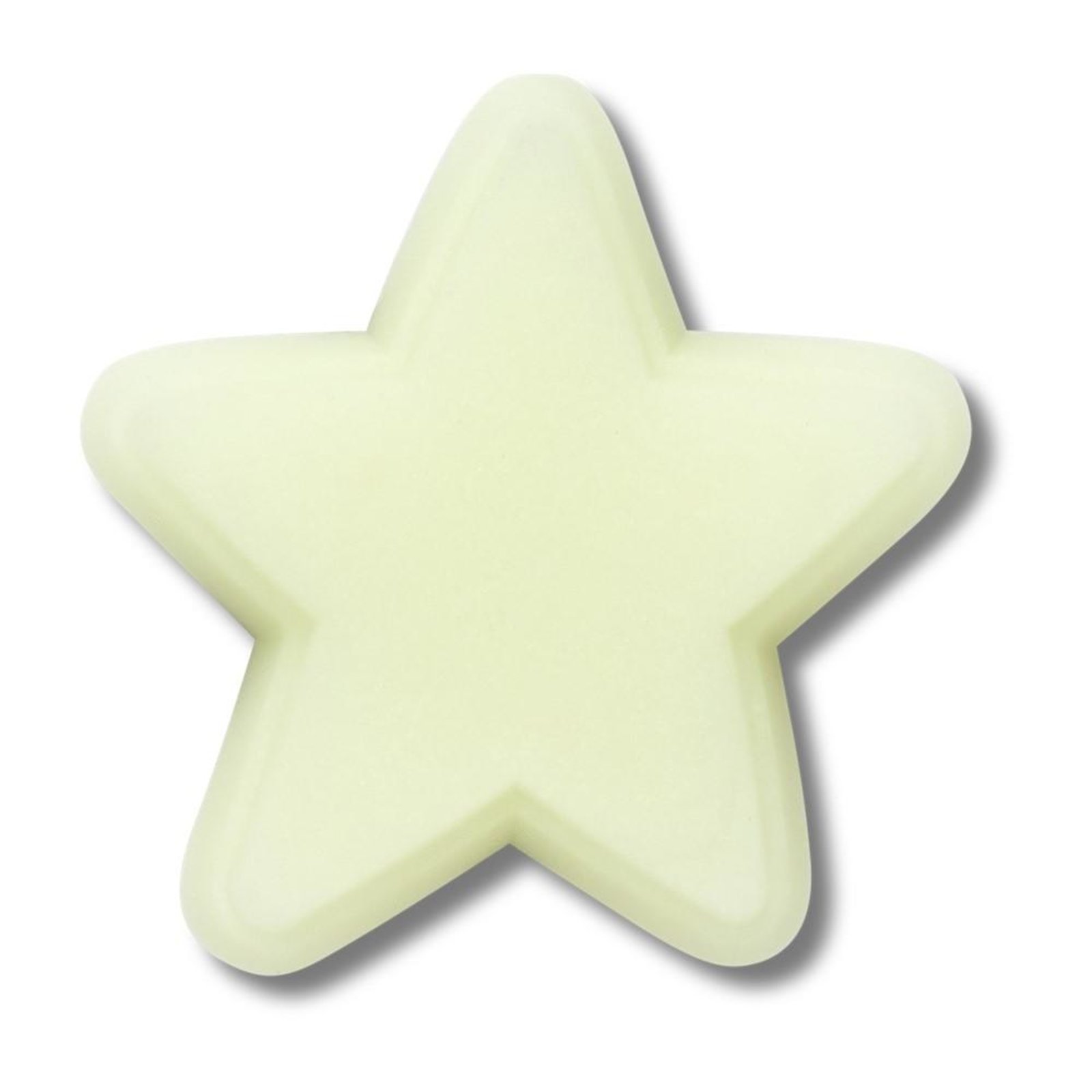 Vista 2 Infantil - Jibbitz™ estrela que brilha no escuro unico Crocs branco