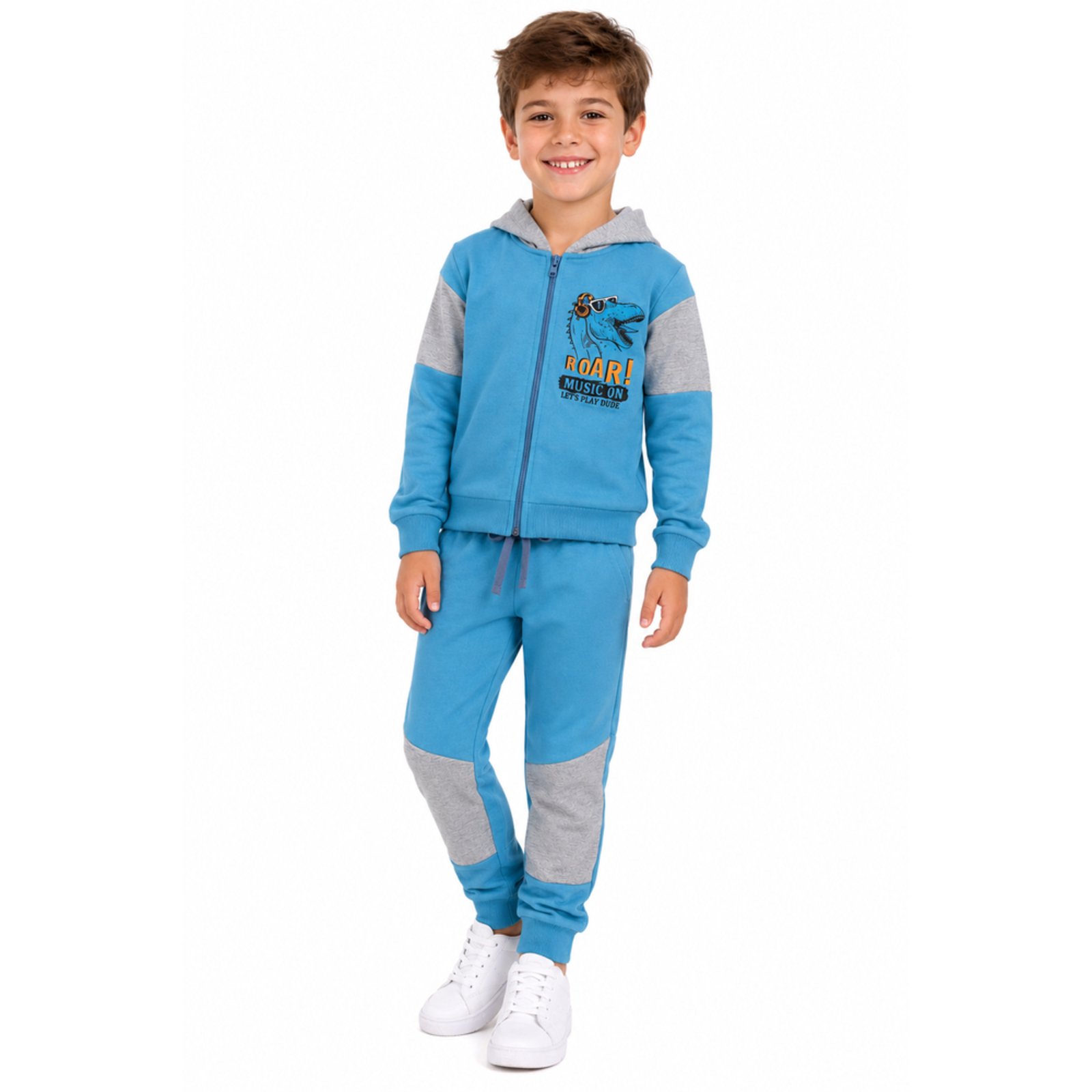 Infantil - Conjunto Menino Inverno Roar Kangulu