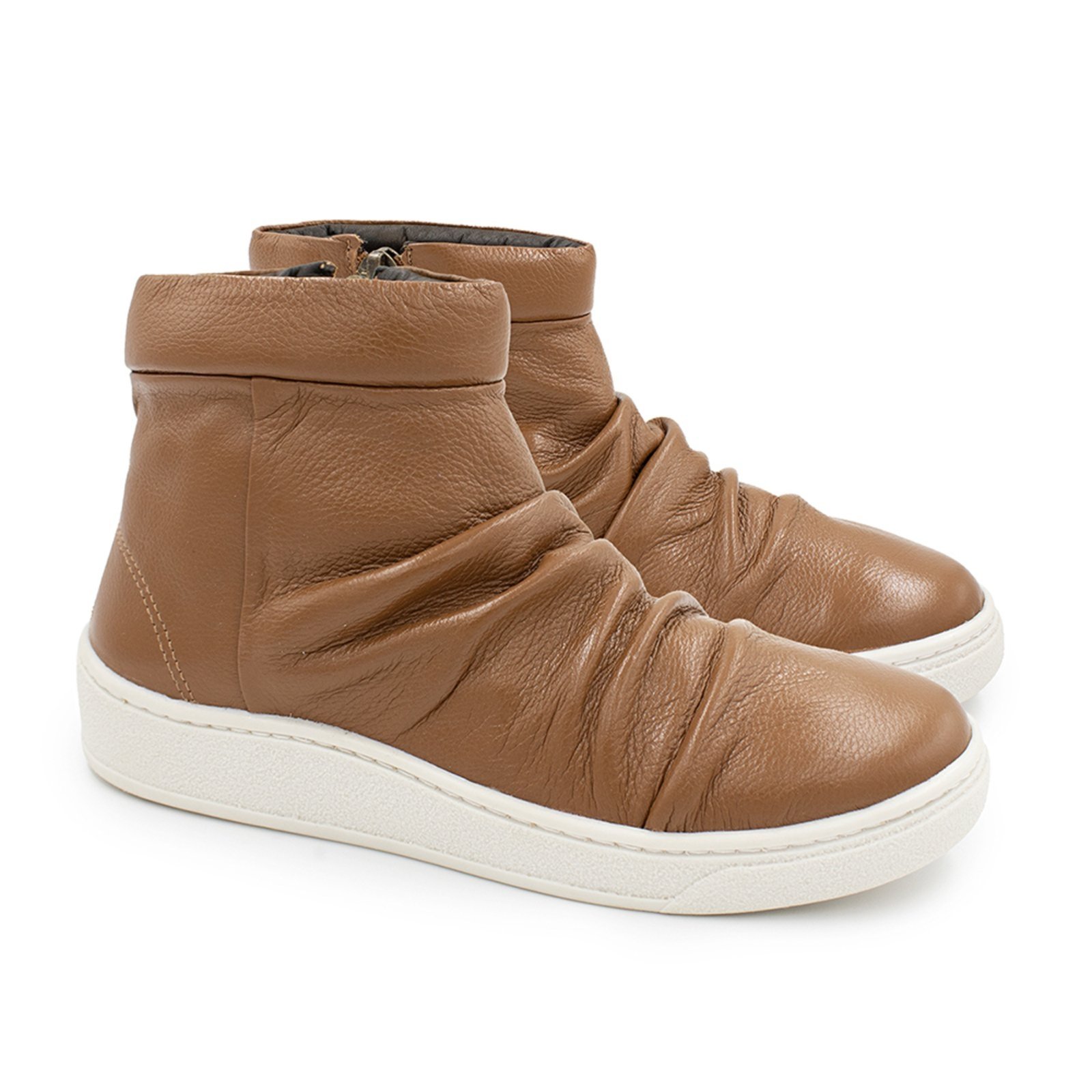 Vista 2 Infantil - Bota Menina Blue Eliana Couro Capuccino Blue Infantis caramelo blue Blue Infantis caramelo blue