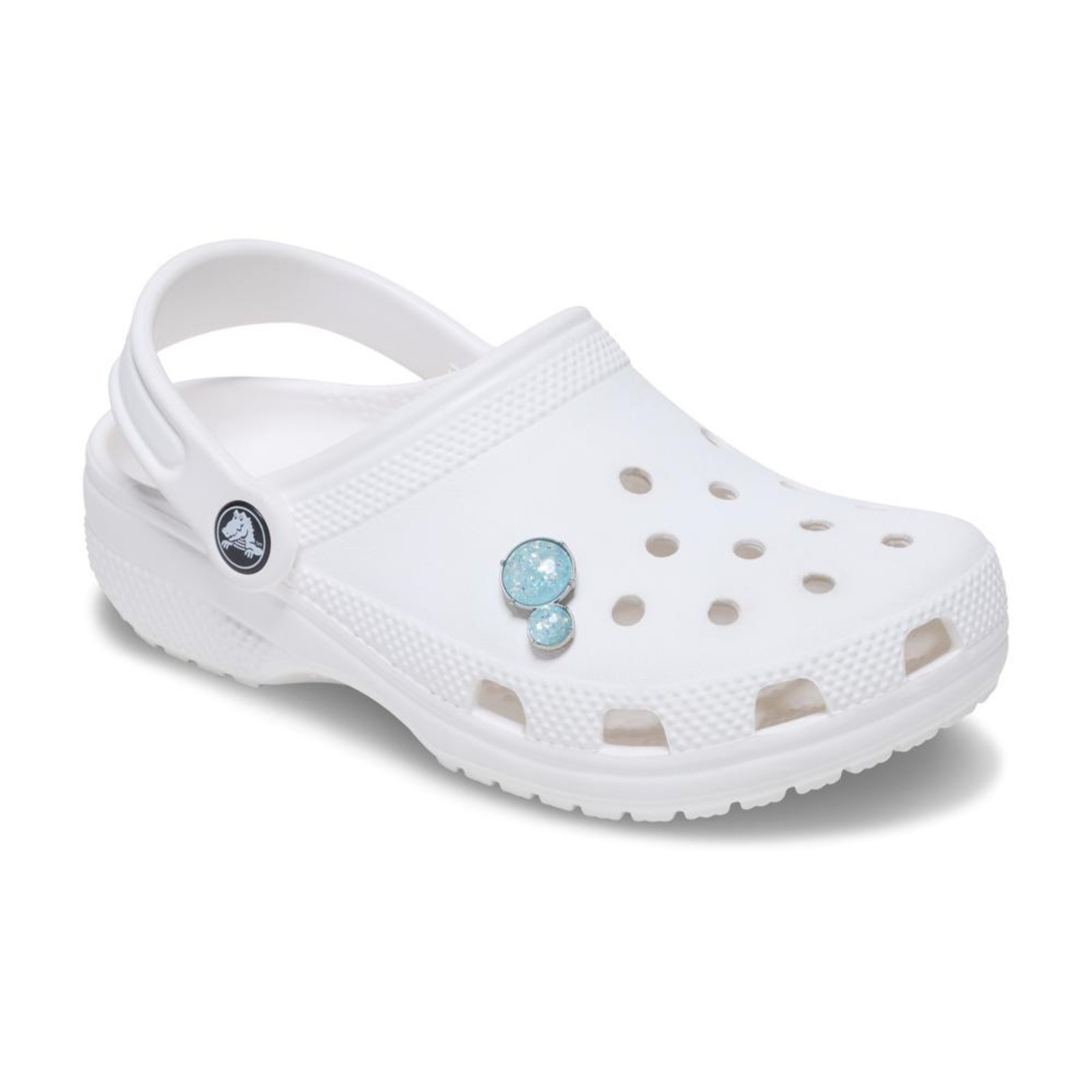 Vista 3 Infantil - Jibbitz™ Meta Dupla Jóia Opalescente UNICO Crocs branco