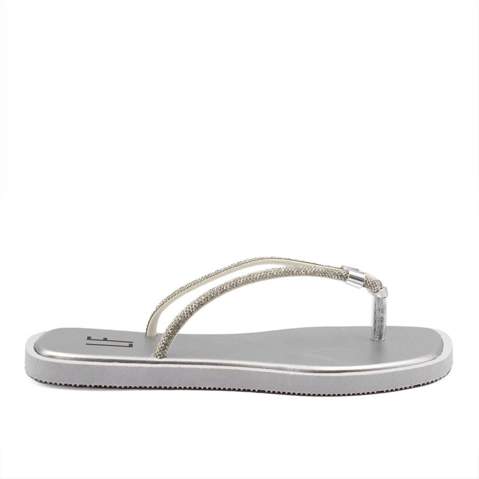 Chinelo Zatta Brilho Dandara Prata
