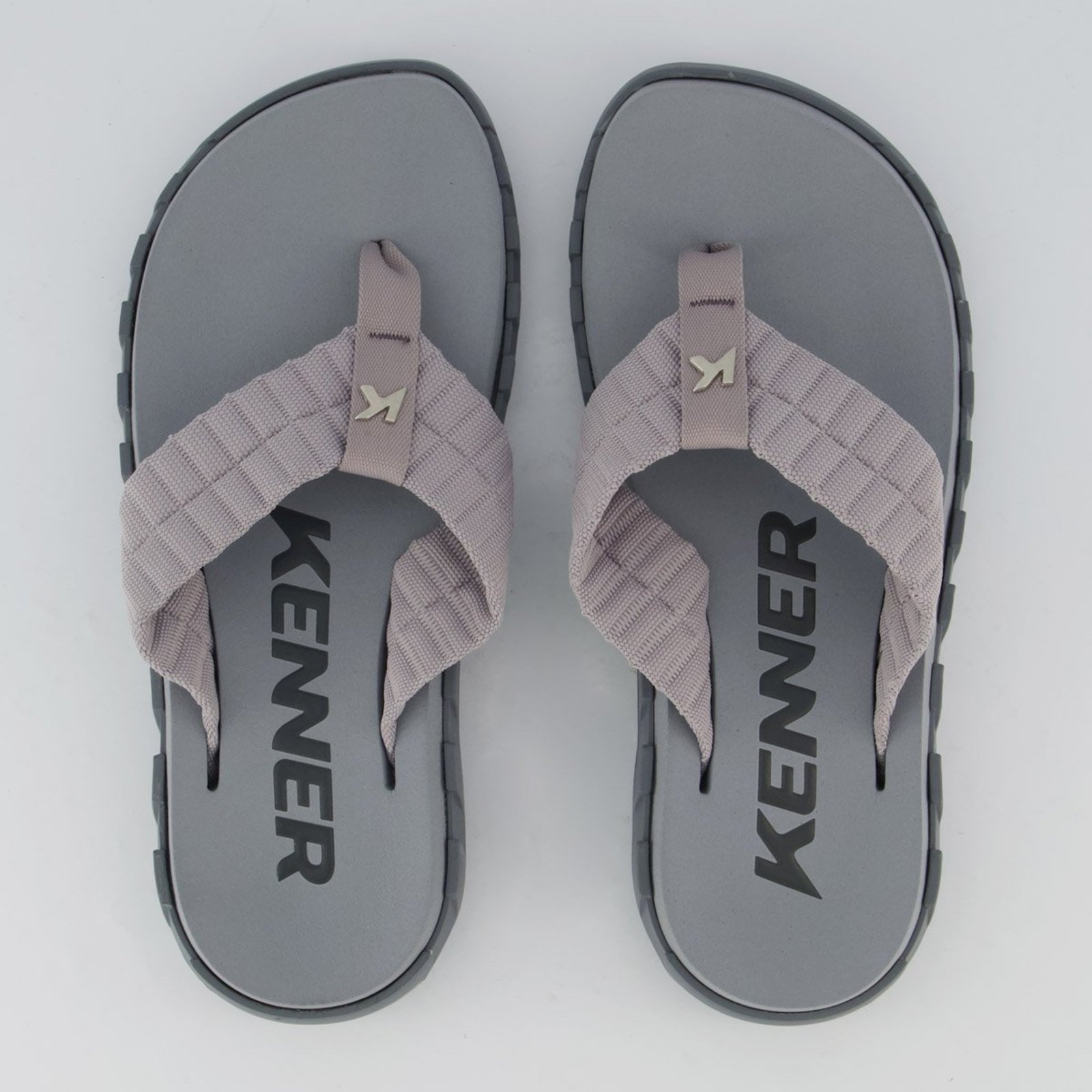 Chinelo Kenner Megah Puffer Cinza