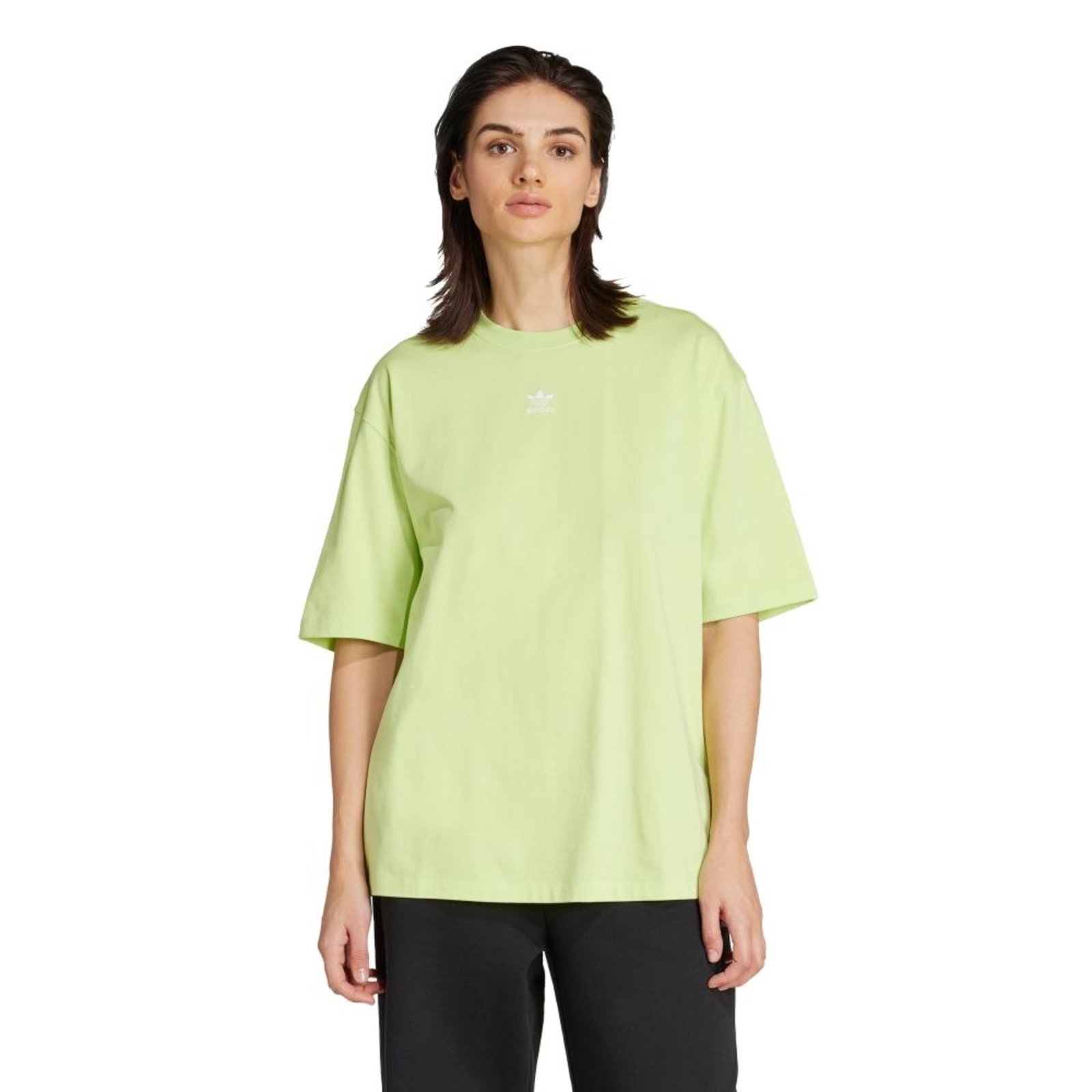 Camiseta Boyfriend Essentials adidas Originals Verde