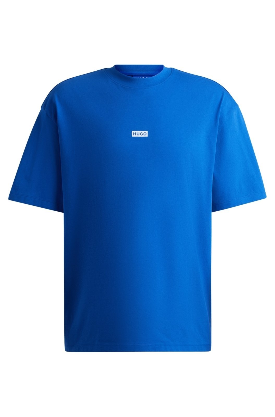 Camiseta De Algodão Com Nova Estampa De Logo Azul – EGG