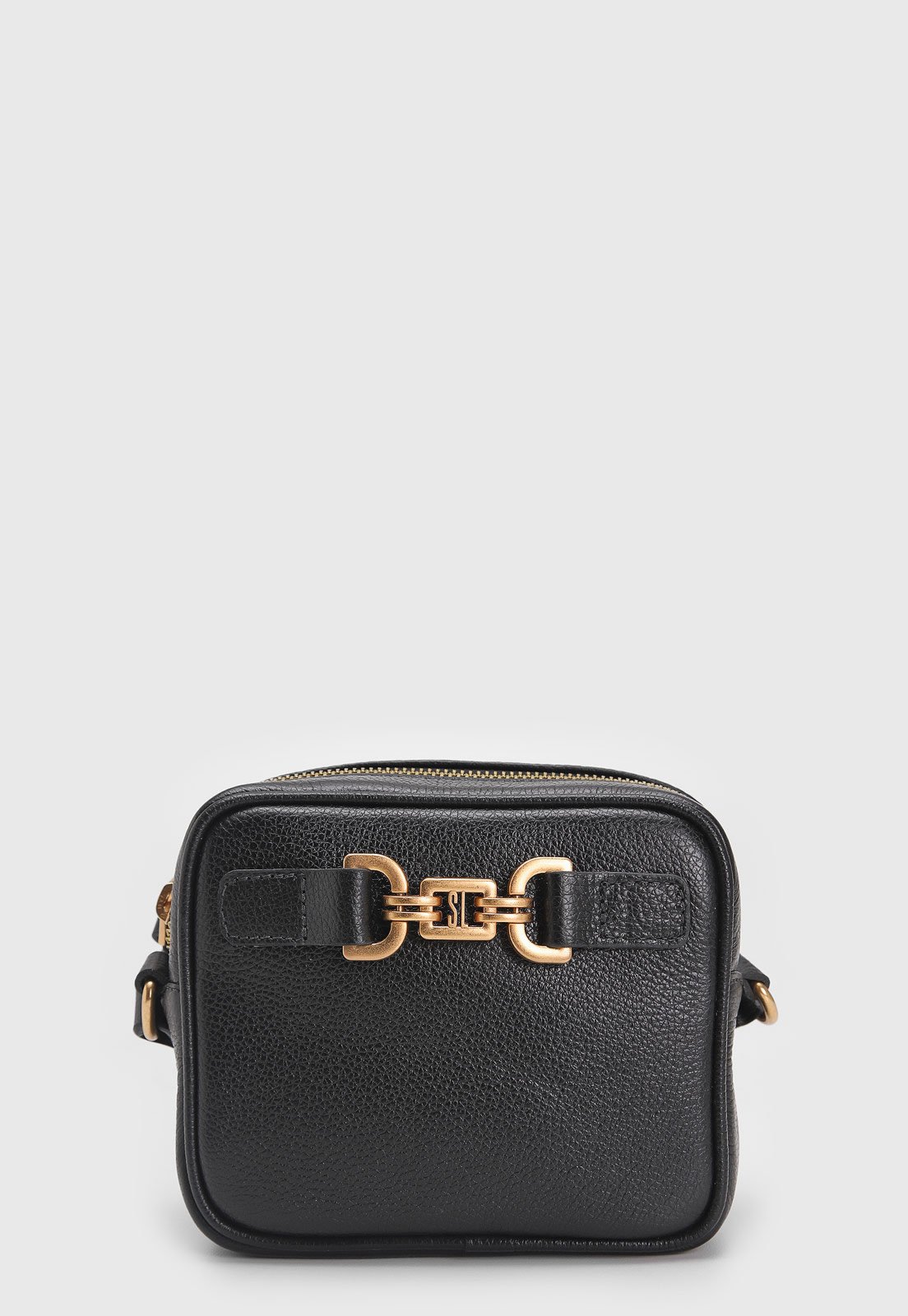 Bolsa Transversal Santa Lolla Alça Ajustavel Preta