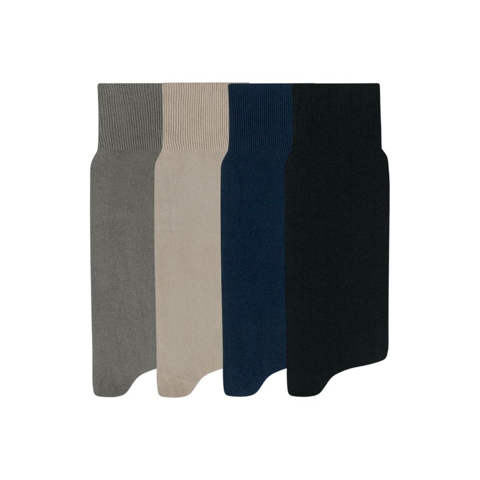 Kit 6 Pares De Meia Social Mash Poliamida Longa Canelada