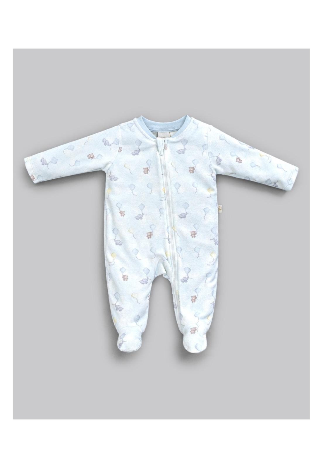 Infantil - Macacão Menina Azul Anjos Baby P Azul