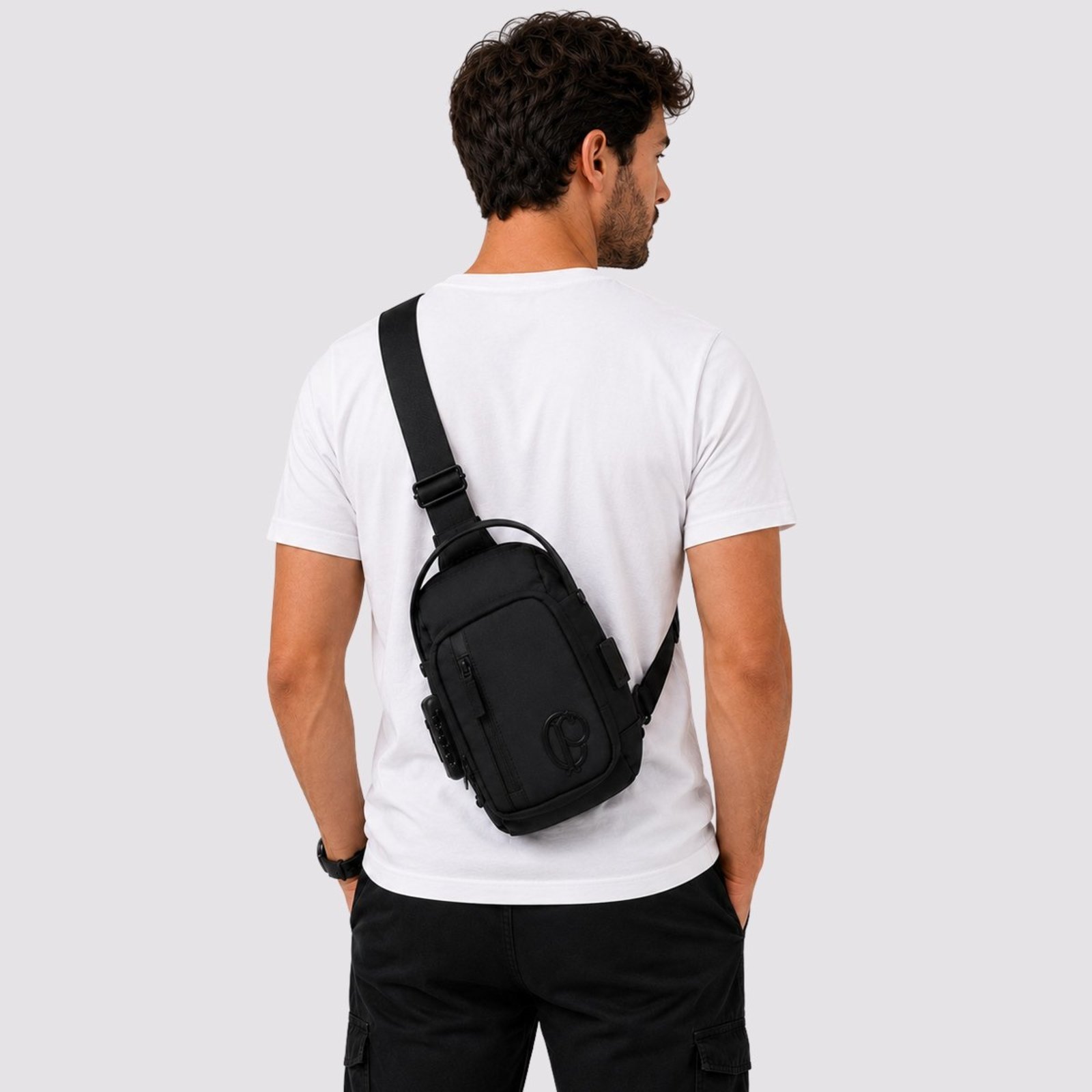 Bolsa Corinthians Shoulder Bag Preta