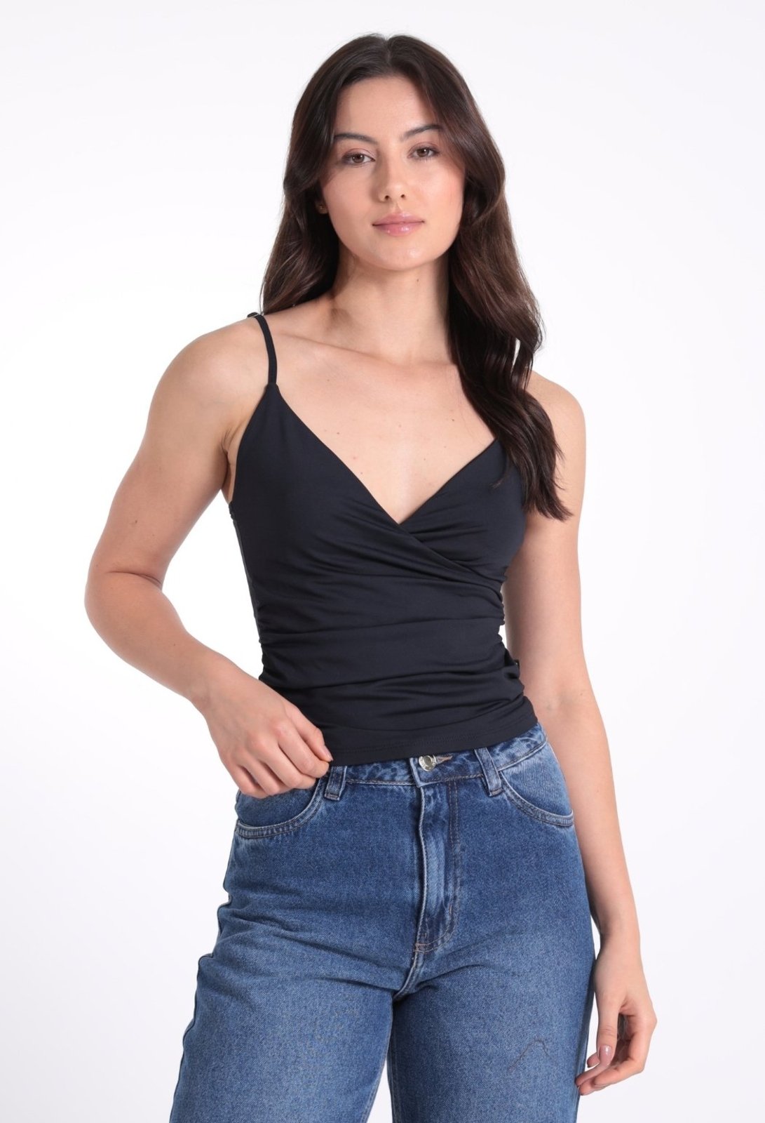 Blusa Feminina Alcinha Com Transpasse Revanche-BL.FEM.00288