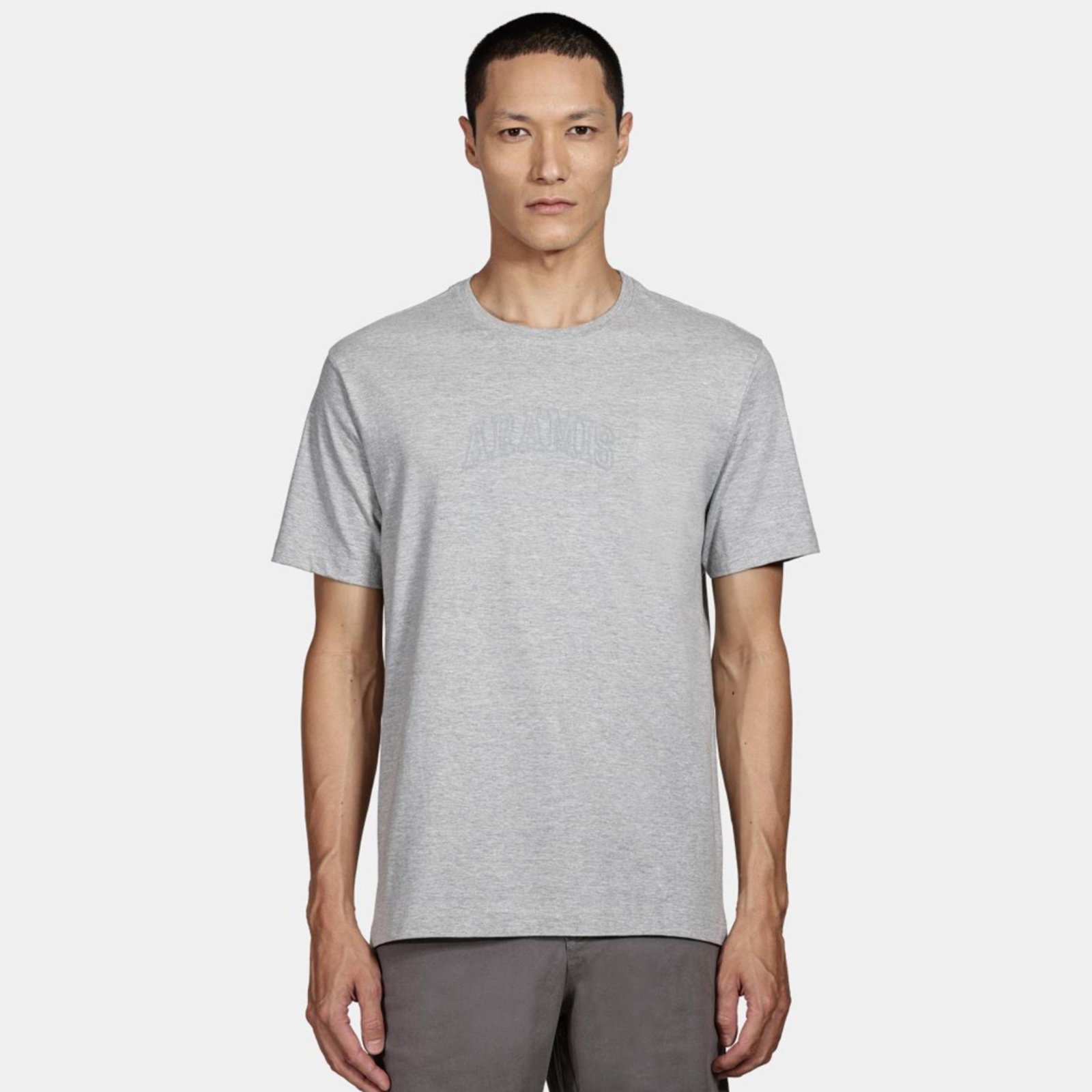 Camiseta Aramis Outline In25 Cinza Mescla Masculino