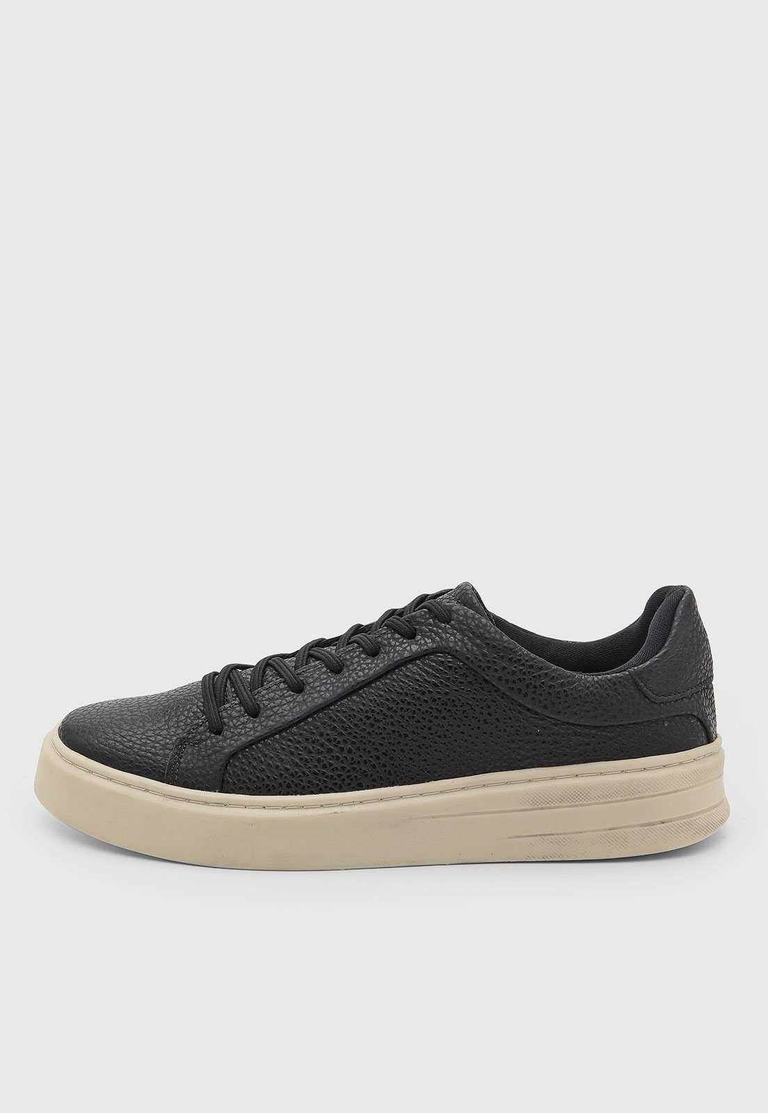 Tênis Masculino Dudalina Couro Preto