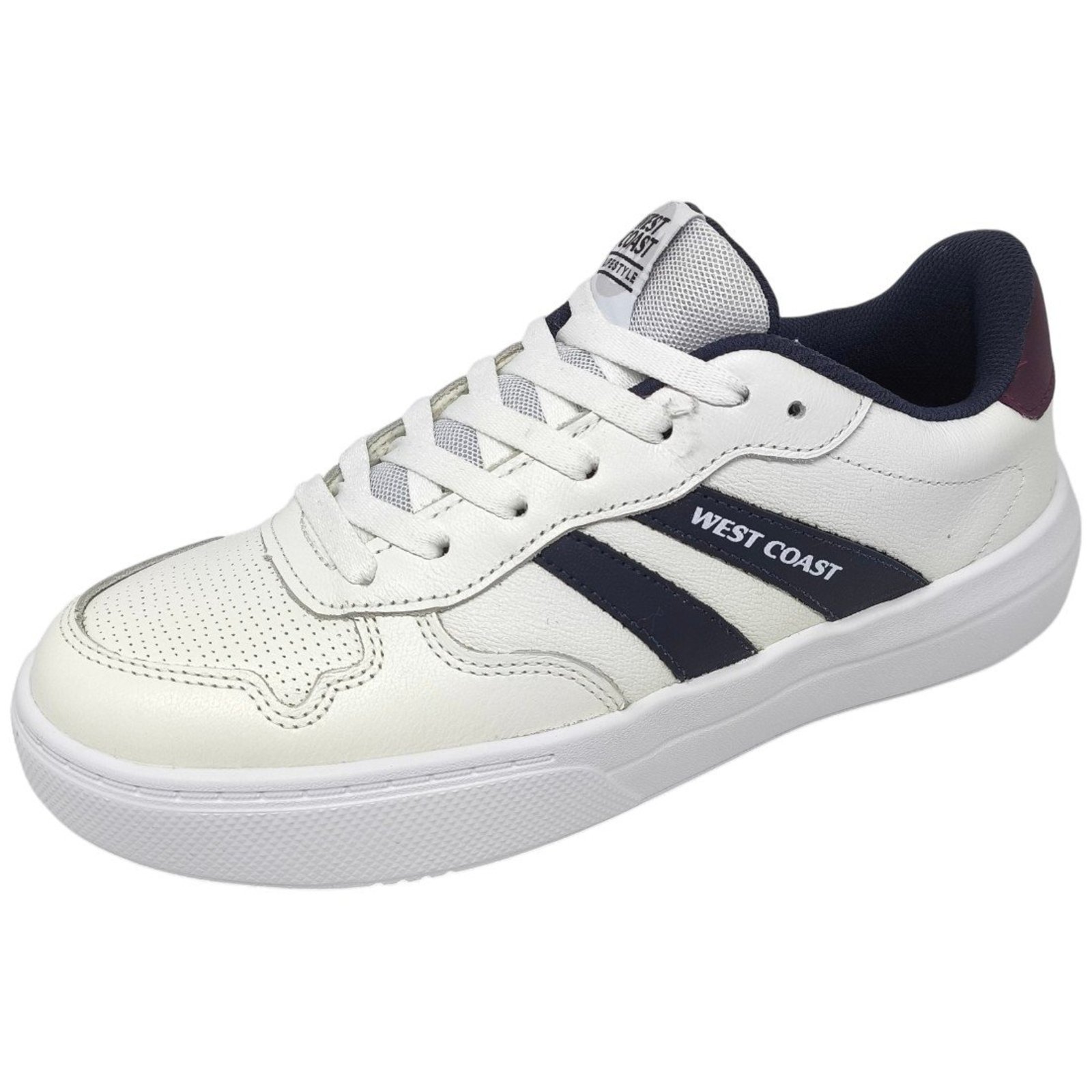 Sapatenis Masculino Couro Confortável Casual West Coast