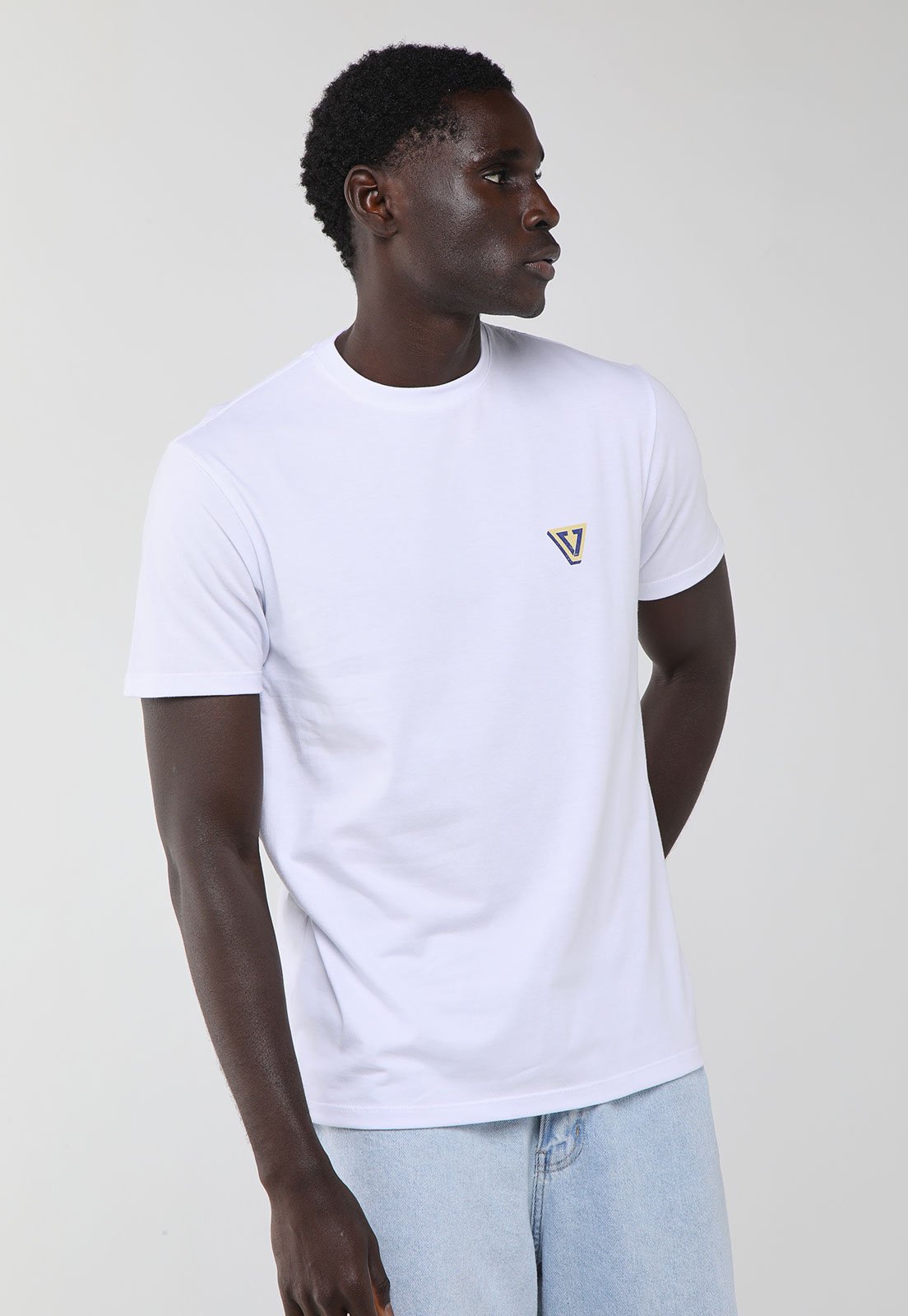 Camiseta Masculina Vissla Silk Sign Painter Branca