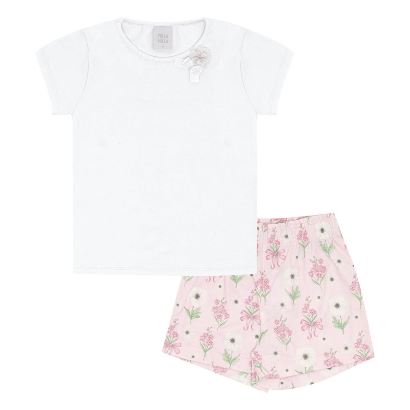 Infantil - Conjunto Menina - Branco - 52327-3