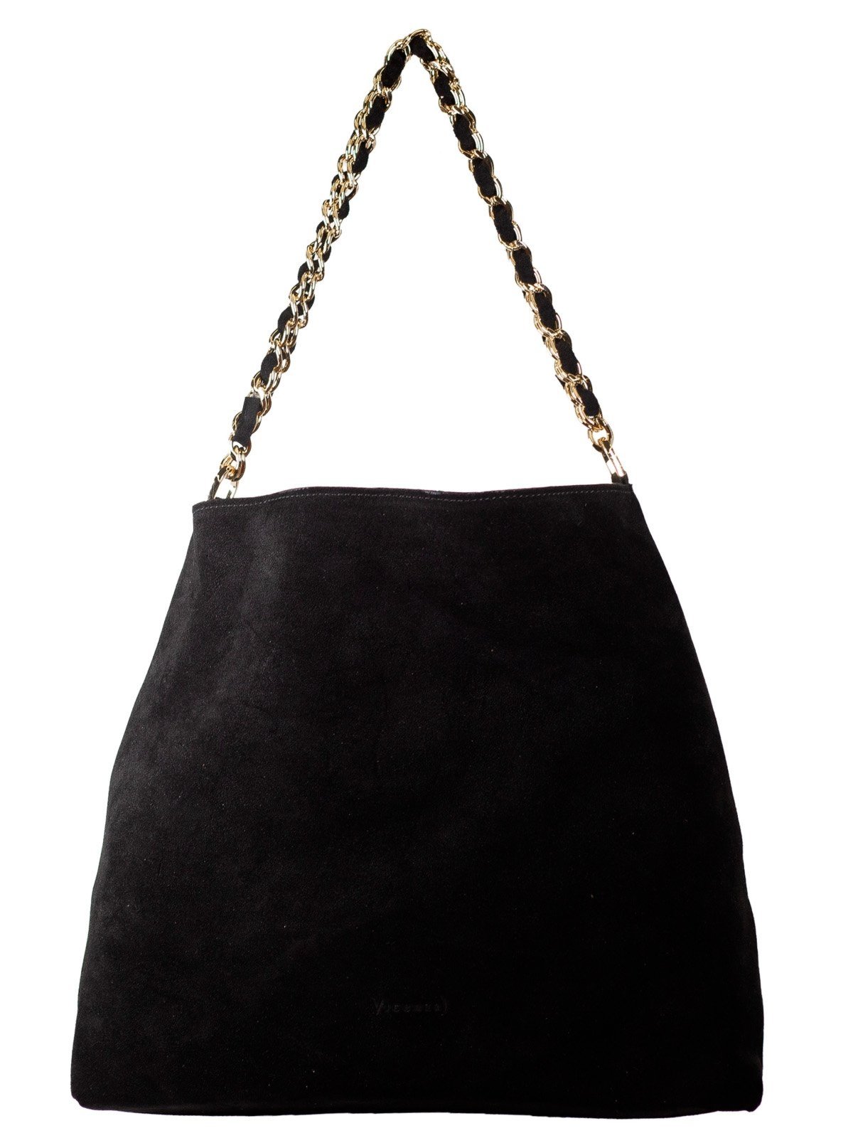 Bolsa Feminina Grande Vicenza Nolita Hobo Camurça Preto