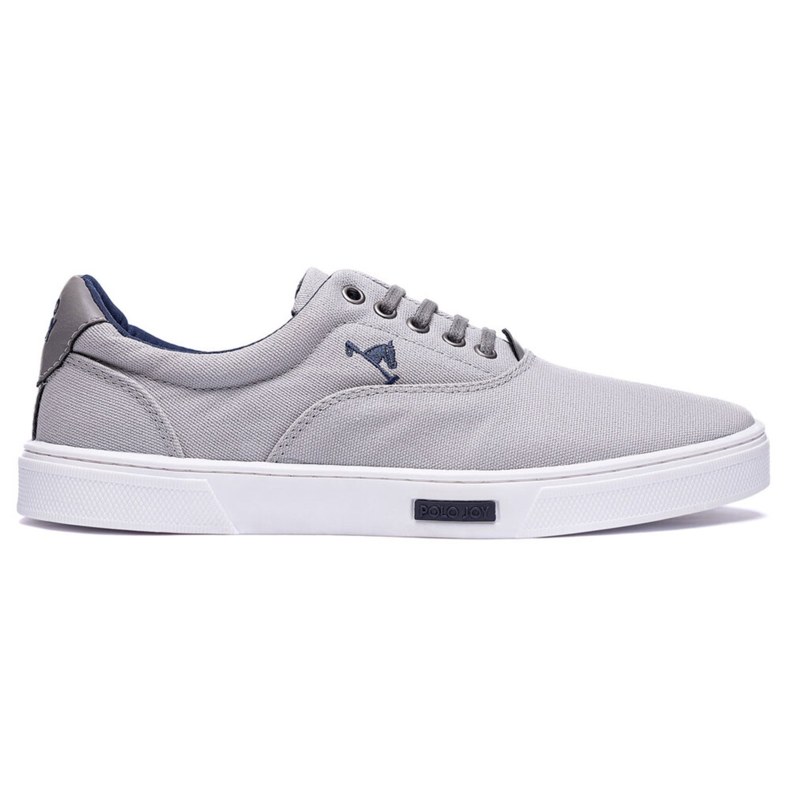 Sapatênis Masculino Tenis Polo Joy Casual Todos Tamanhos Cinza