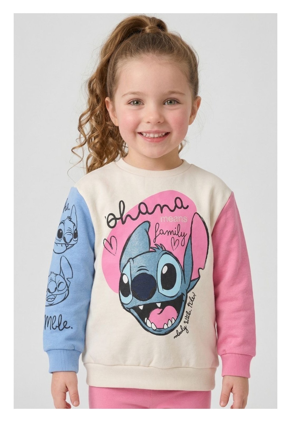 Infantil - Casaco Stitch Disney Menina Moletom