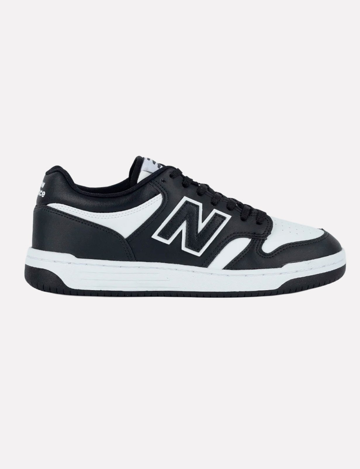 Tênis New Balance unissex 480L Preto/Branco