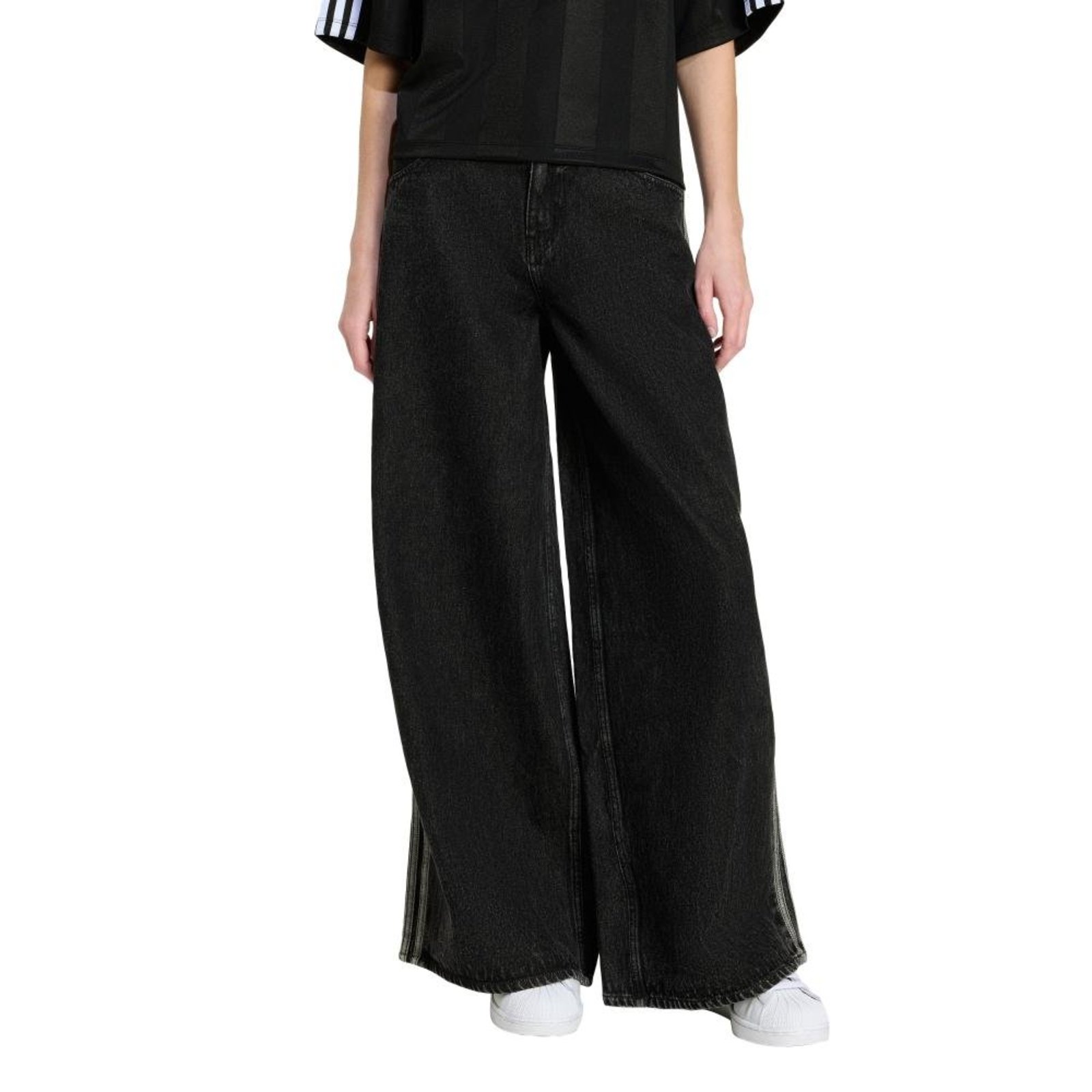 CALÇA JEANS ESPORTIVA FIREBIRD ADILENIUM adidas Originals Preto