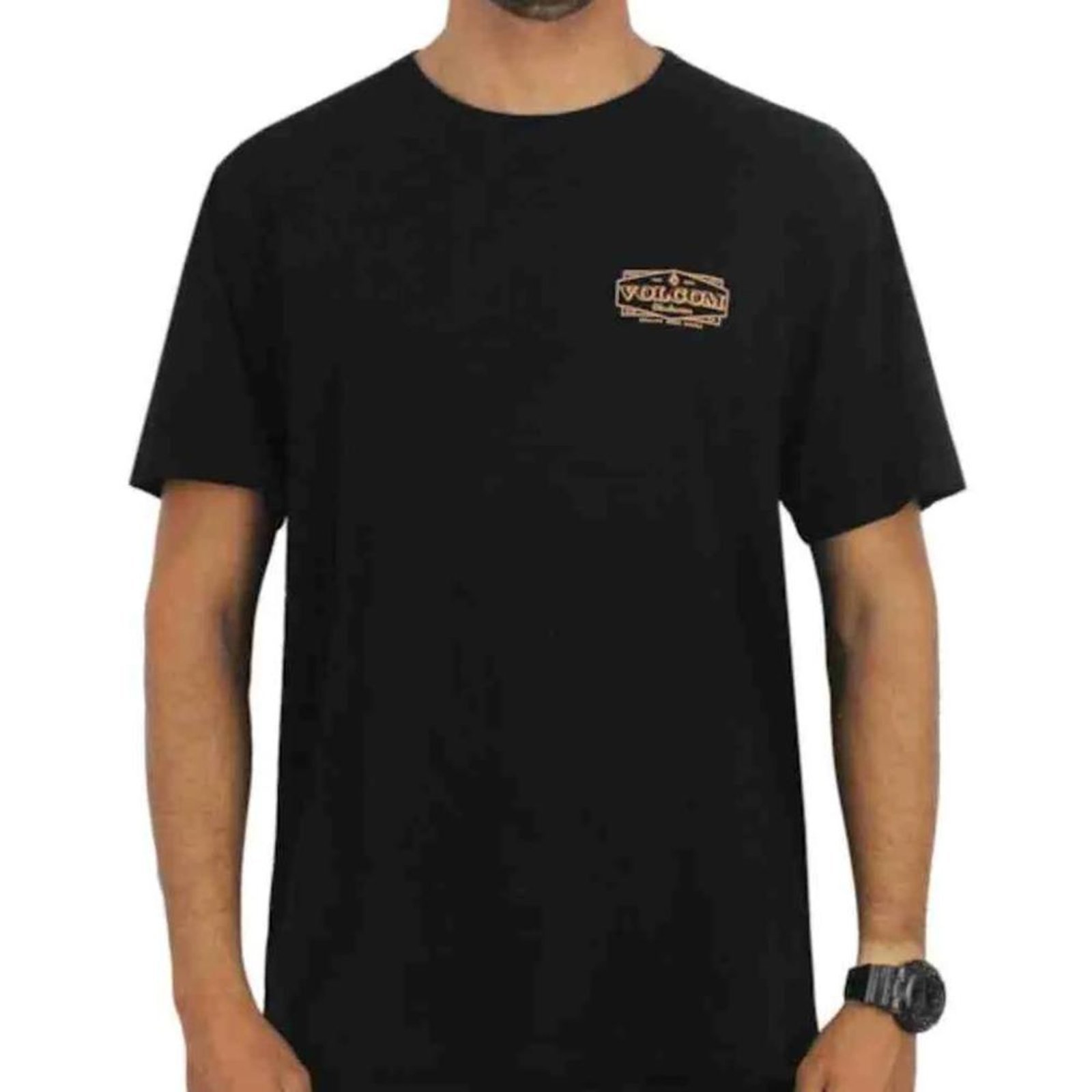 Camiseta Volcom Workwear Union WT25 Masculina Preto