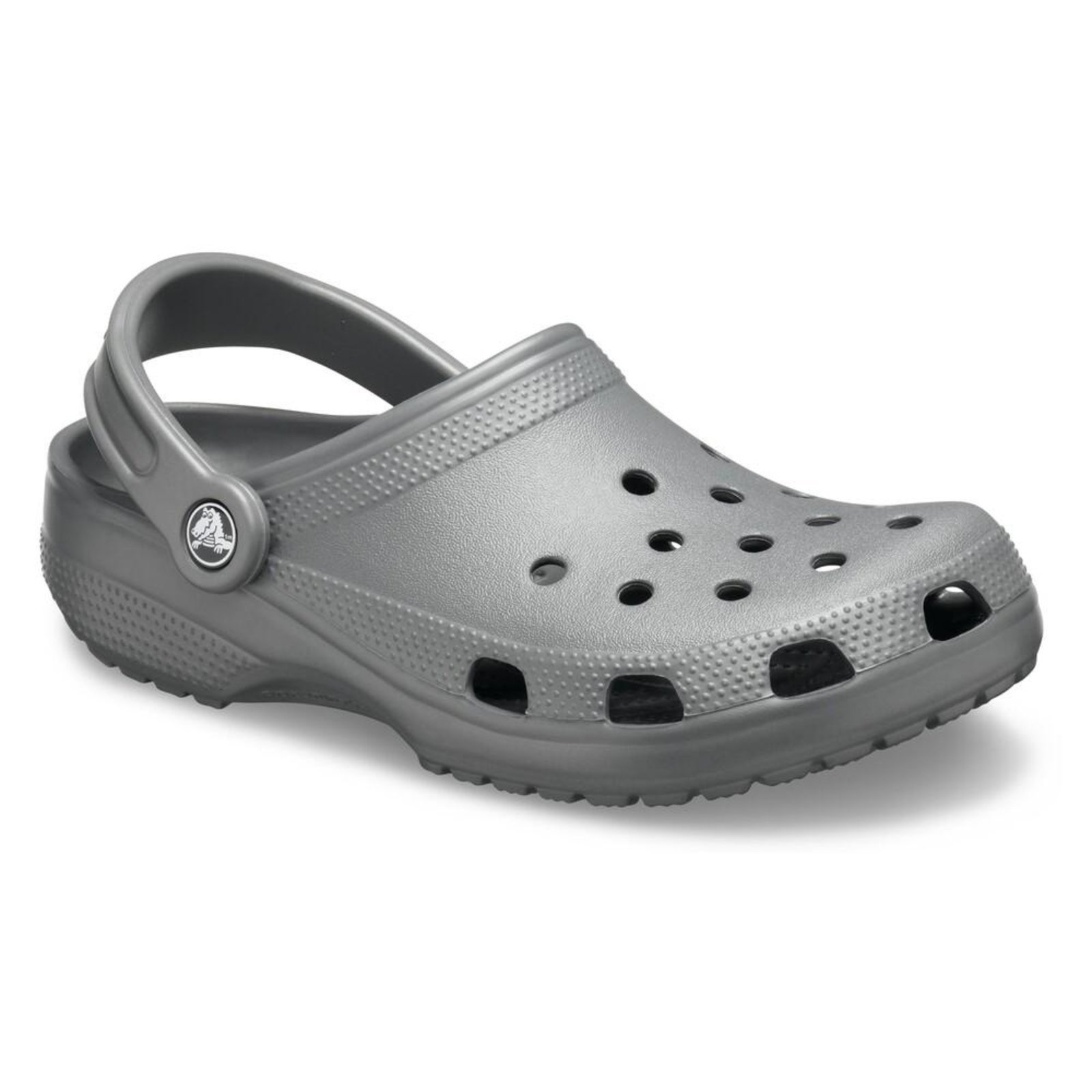 Vista 3 Sandália Crocs Classic Slate Grey Cinza cinza grey Crocs cinza grey