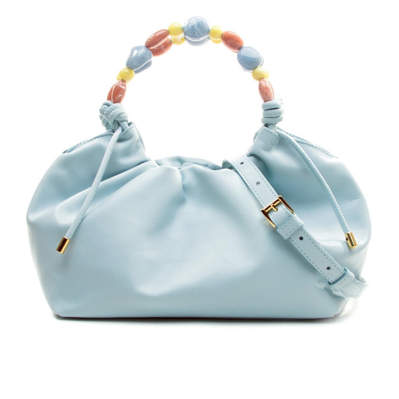 Bolsa Couro Azul Cecconello C2612-5