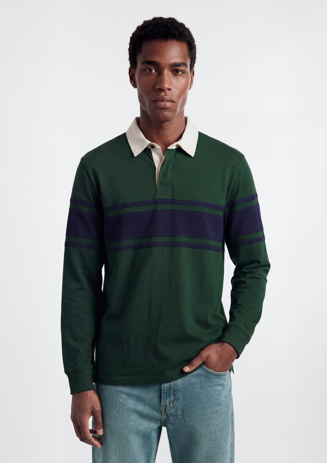 Camisa Polo Masculina Comfort Fio Tinto Hering