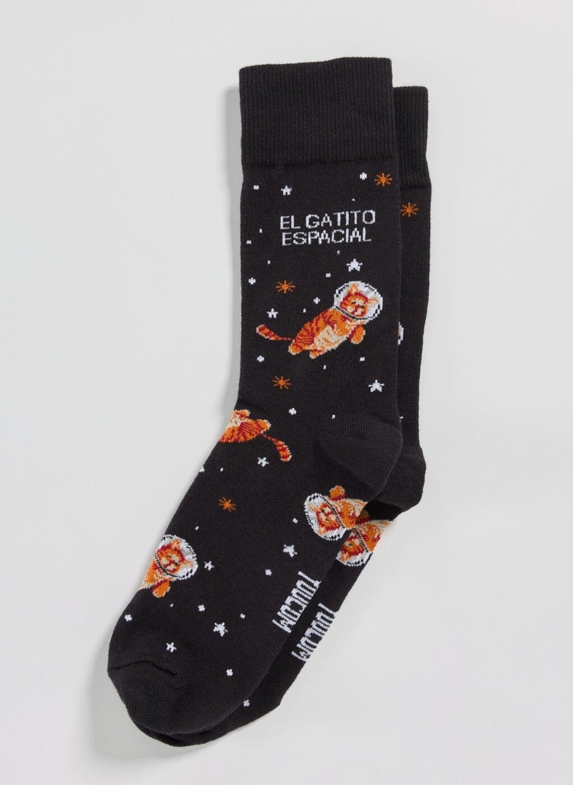 Meia Preta Gatito Espacial