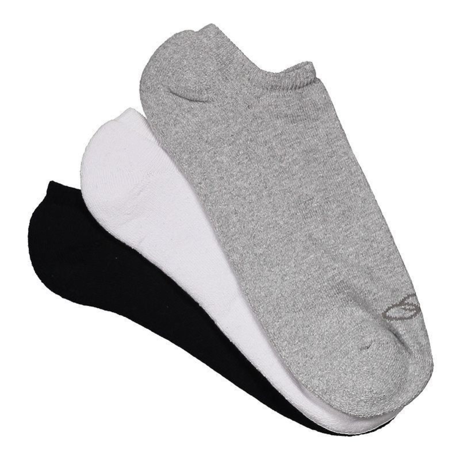 Vista 2 Kit Meia Olympikus Tripk Cano Invisível branco OLYMPIKUS branco