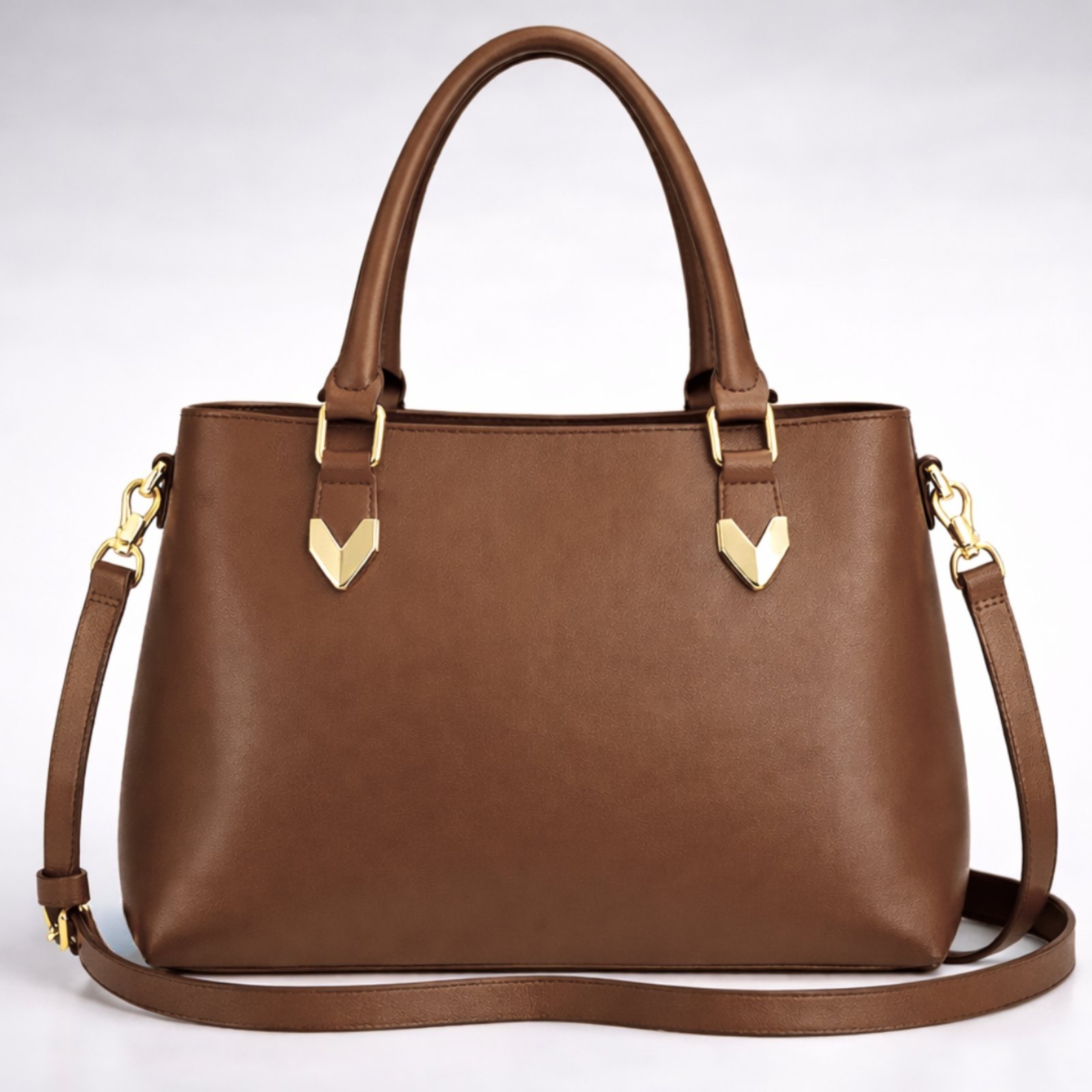 Bolsa Feminina Casual De Ombro Grande com Alça Transversal Feminina Marrom