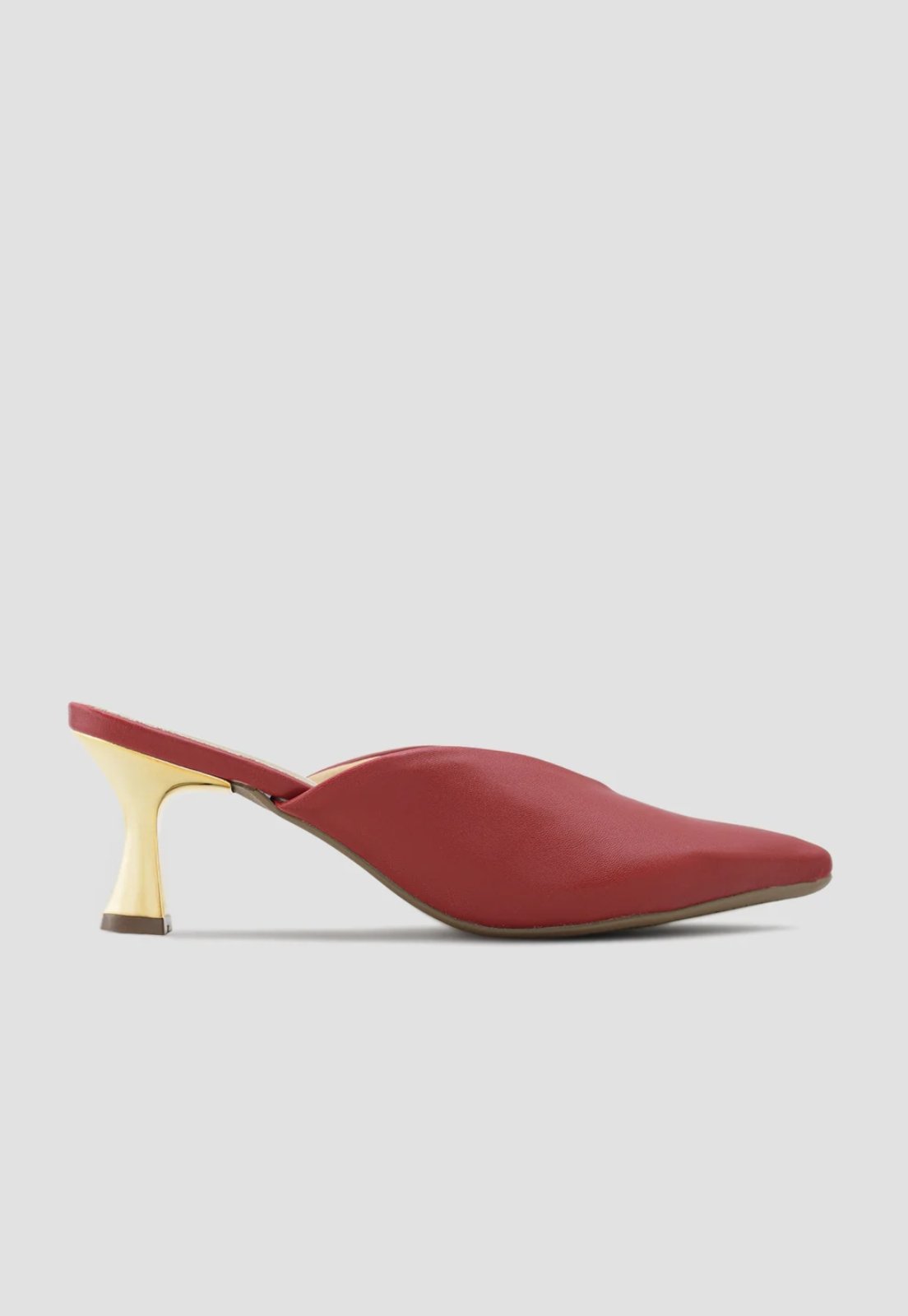 Mule Feminino Casual Vermelho CBK
