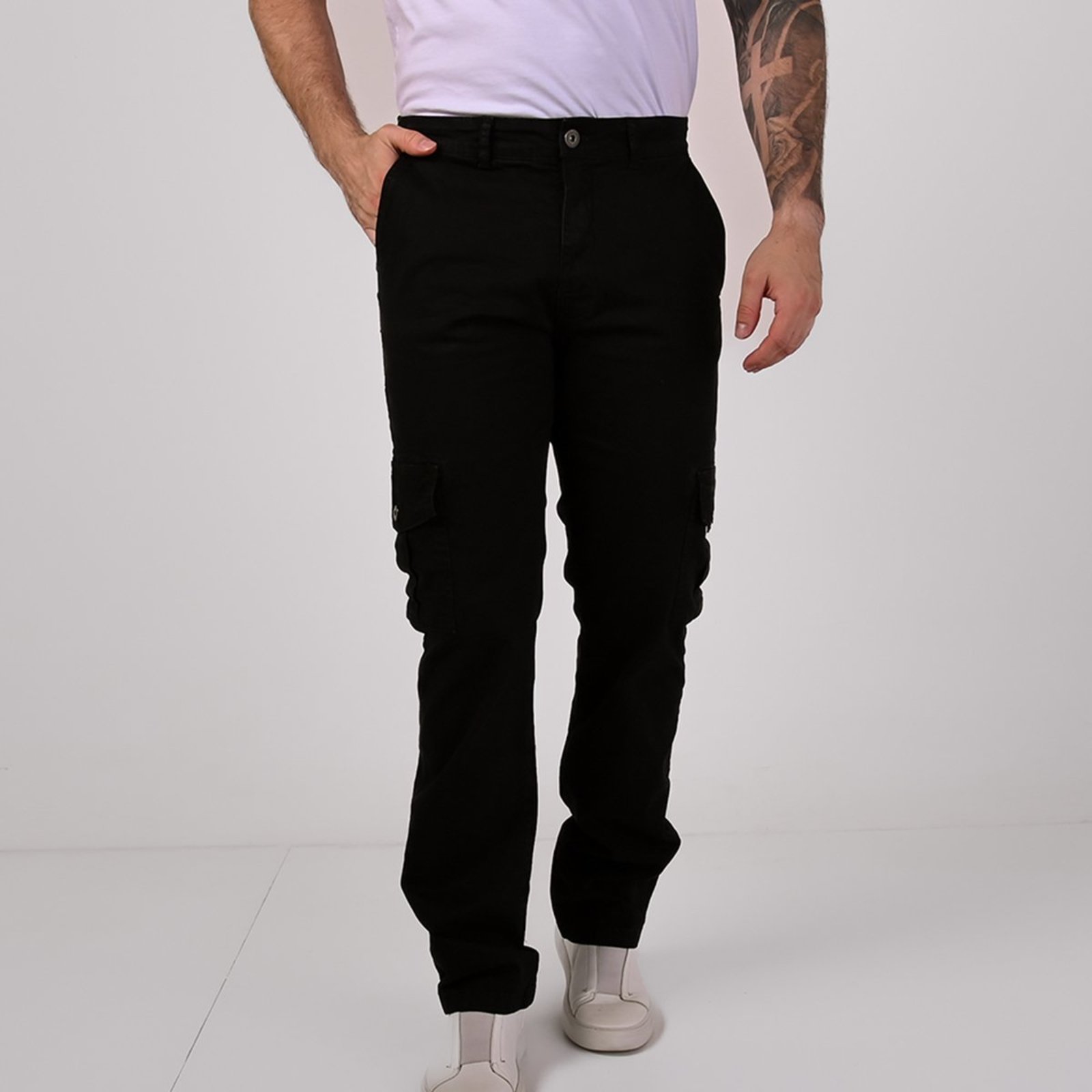Calça Ellus Cargo Classic Preta