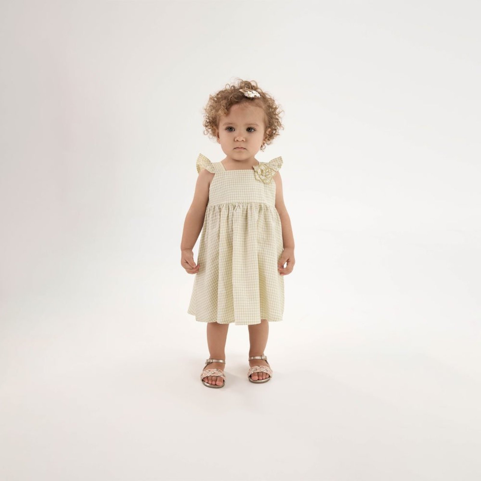 Infantil - Vestido Marrom Pulla Bulla Menina - 53614-1391