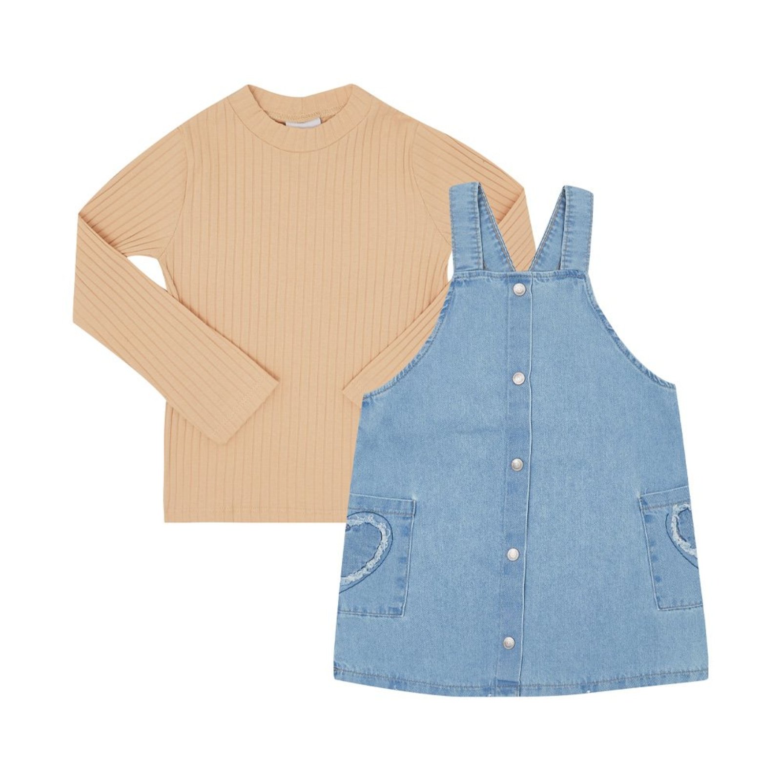 Infantil - Conjunto Primeiros Passos Menina - Avela - 50217-1288 Bege