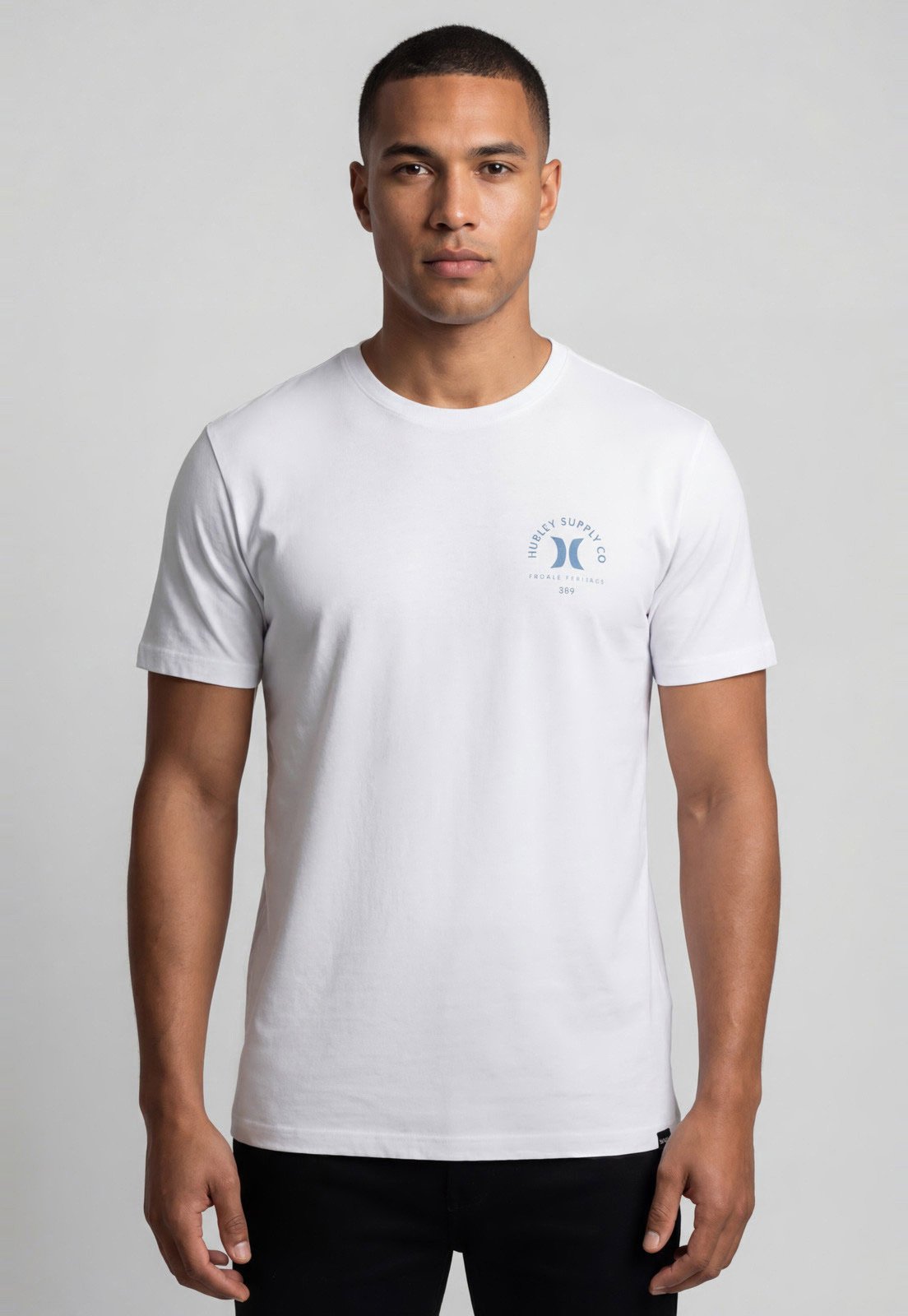 Camiseta Masculina Hurley Silk Hawaii Branca