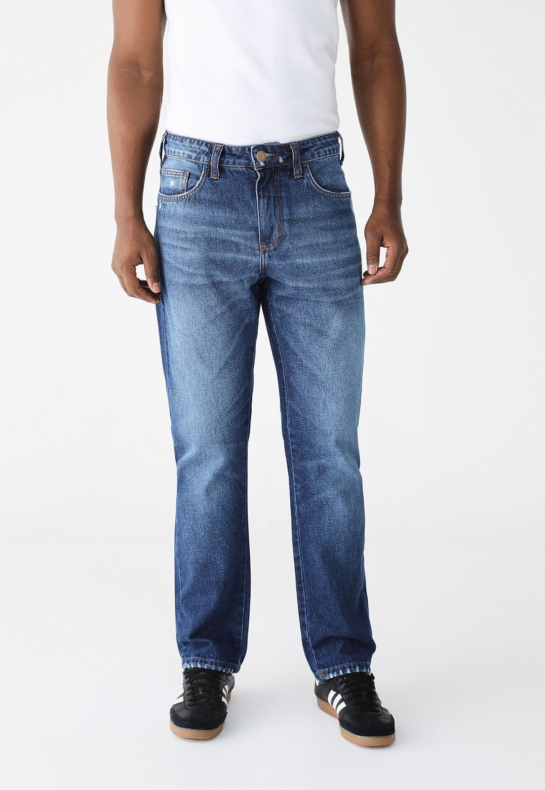 Calça Jeans Colcci Jeans Reta Londres Azul