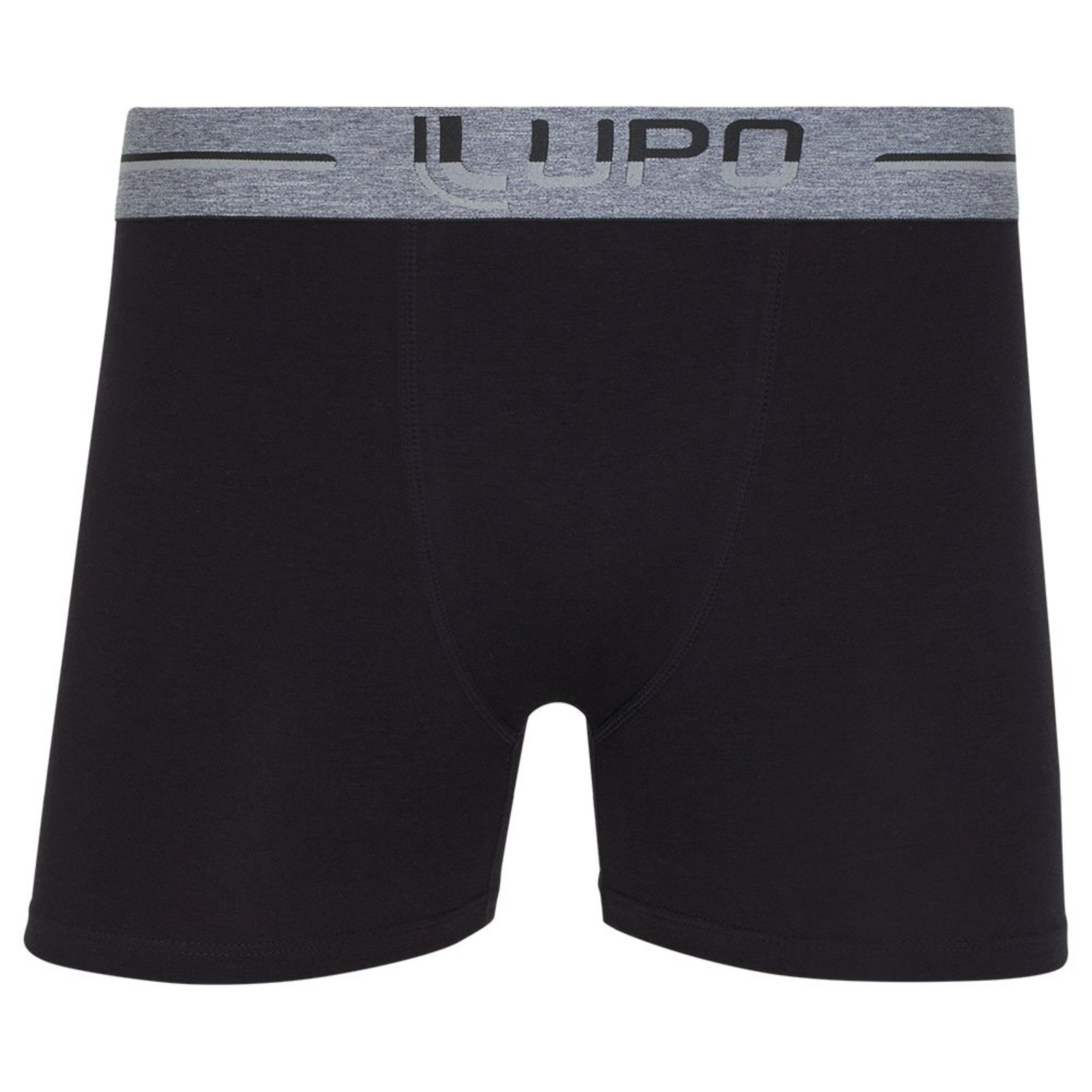 Cueca Boxer Lupo Algodão Com Elastano 00784 Preto