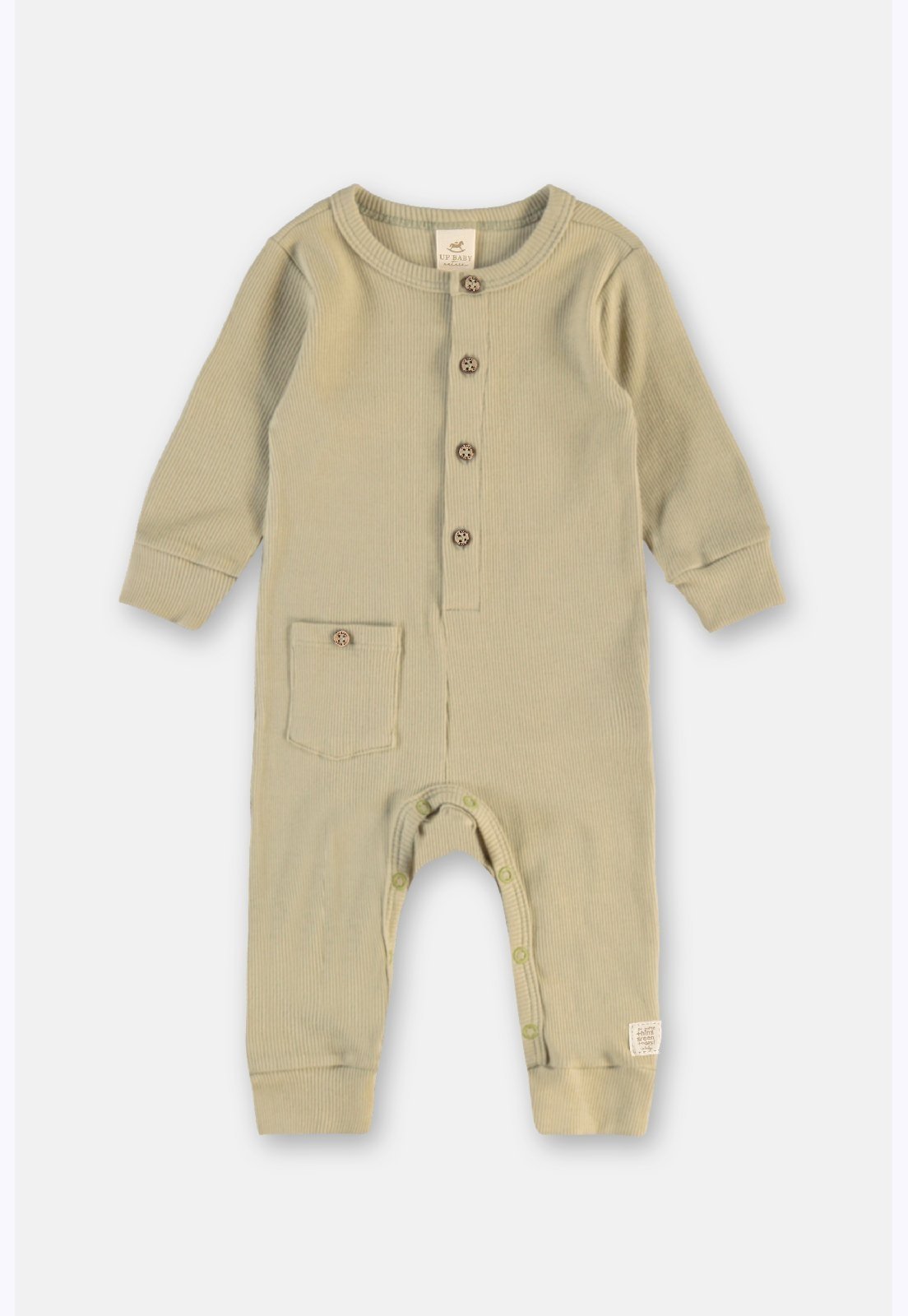 Infantil - Macacão Sustentável Up Baby Branco