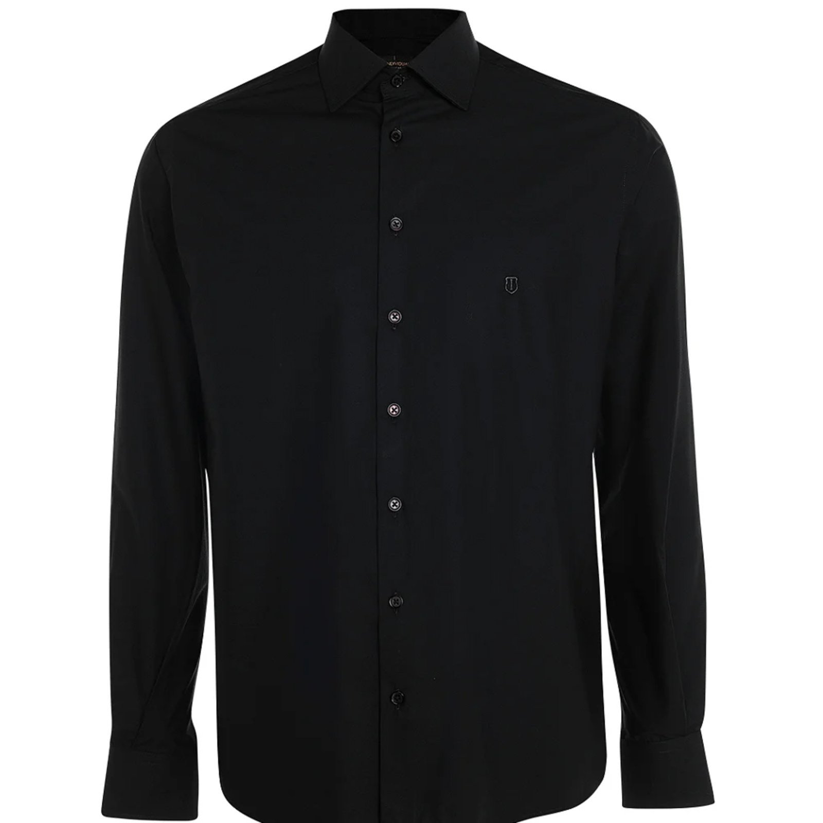 Camisa Slim Individual Stretch In24 Preto Masculino