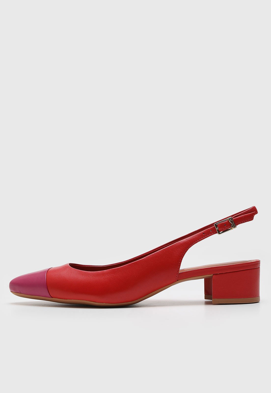 Vista 2 Scarpin Slingback Santa Lolla Color Santa Lolla caramelo