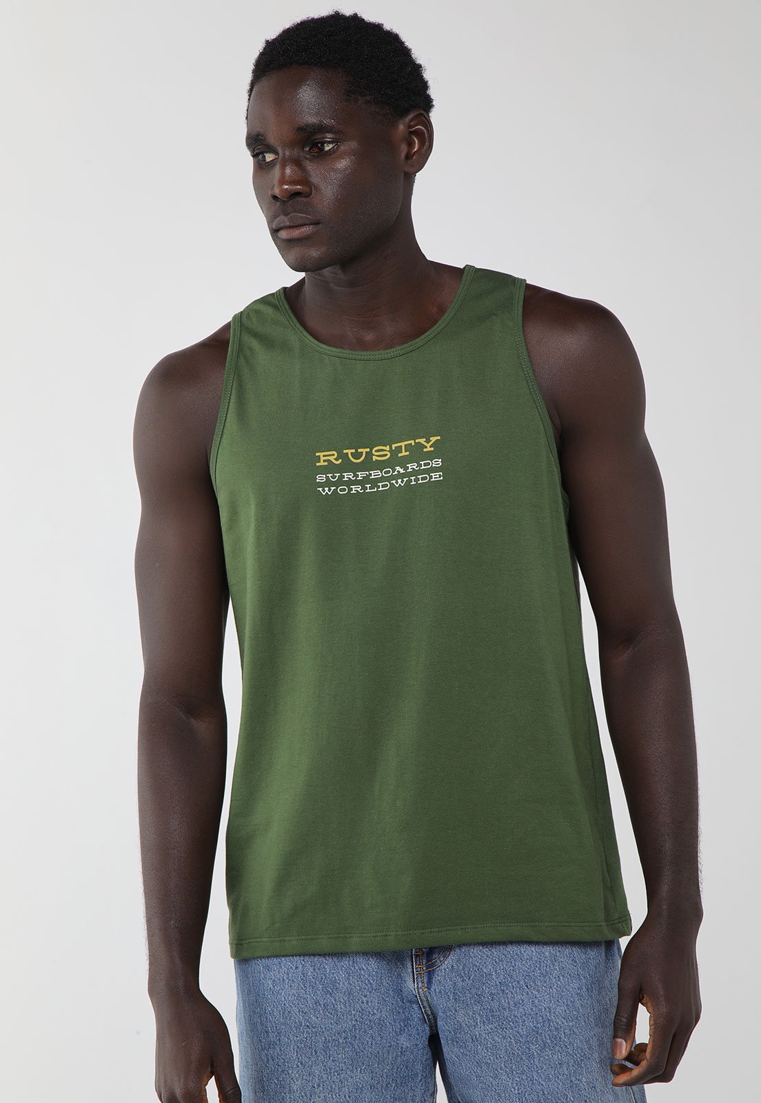 Regata Masculina Rusty Silk Bond Verde