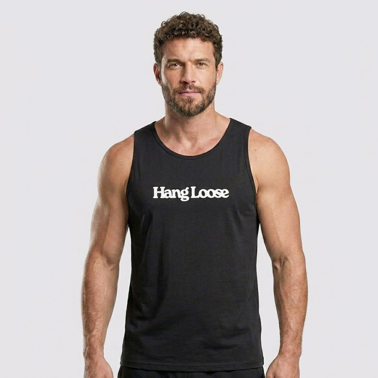 Regata Hang Loose Typo Preta