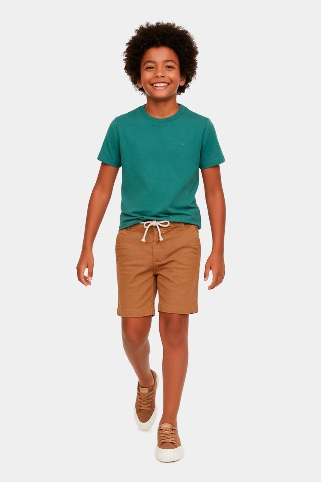 Vista 2 Infantil - Camiseta Aramis Básica Bandeira verde Aramis verde