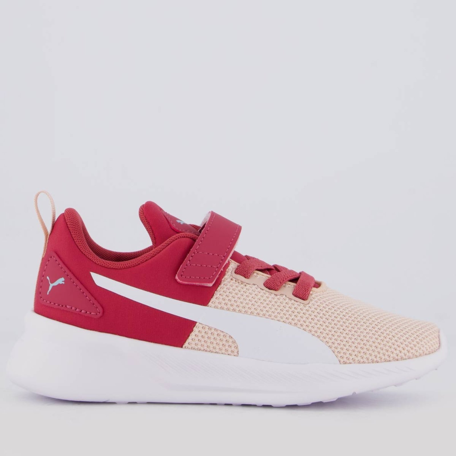 Tênis Puma Flyer Runner V PS Rosa e Branco