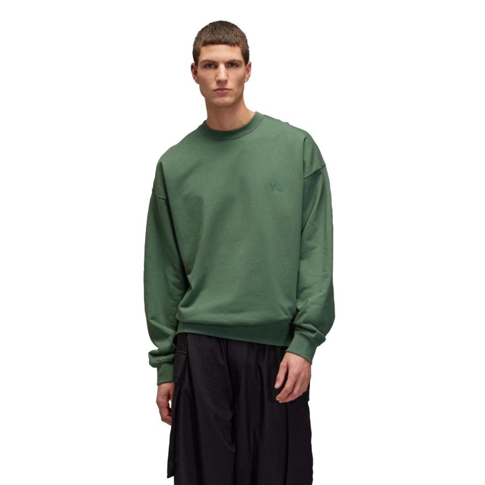Blusa Moletinho Y-3 Crew adidas Originals Verde
